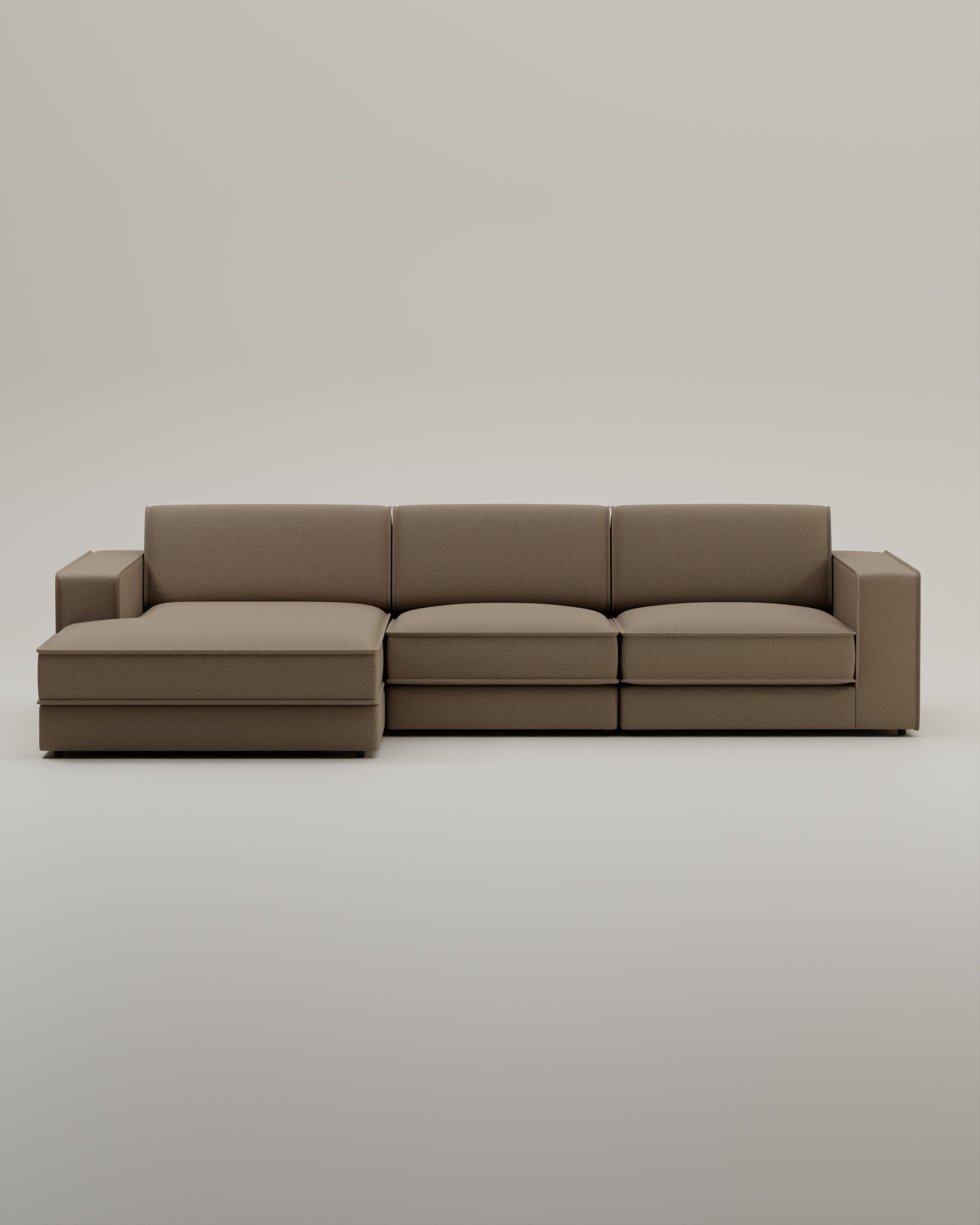 Modulares Sofa Terra L 4-Sitzer mit Schlaffunktion