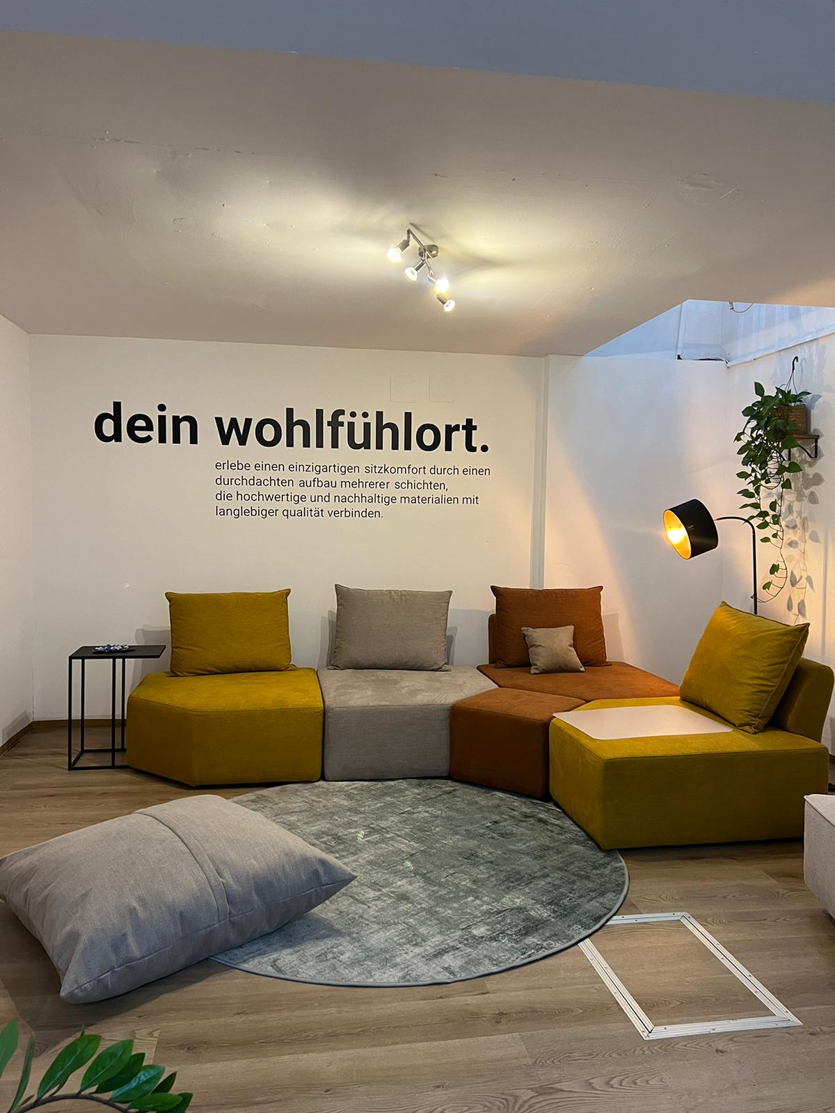 Outlet - Modulares Sofa Katrina mit Schlaffunktion Showroom Wien