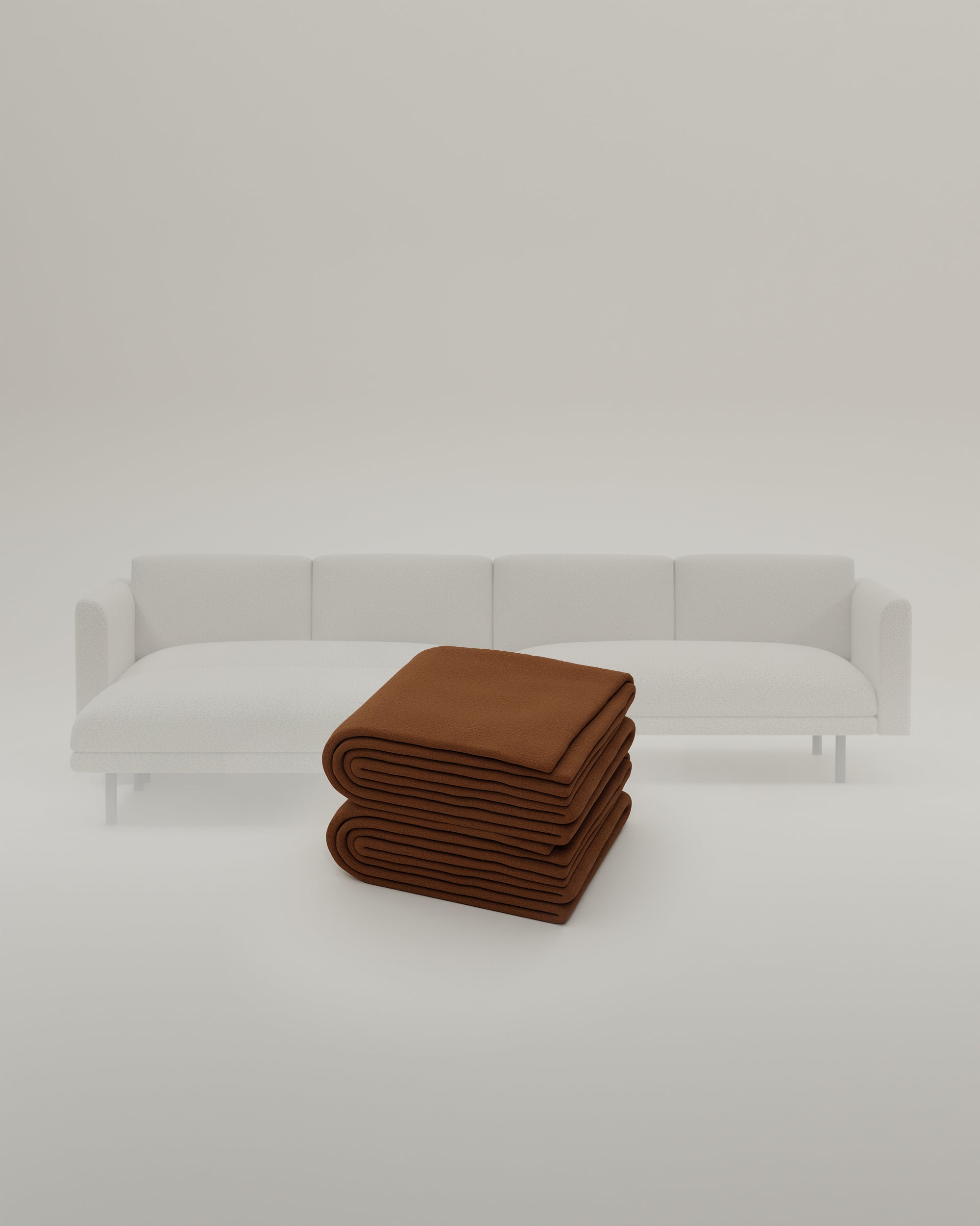 Fabric cover - Modular sofa Aera 3-seater with ottoman and sleeping function
