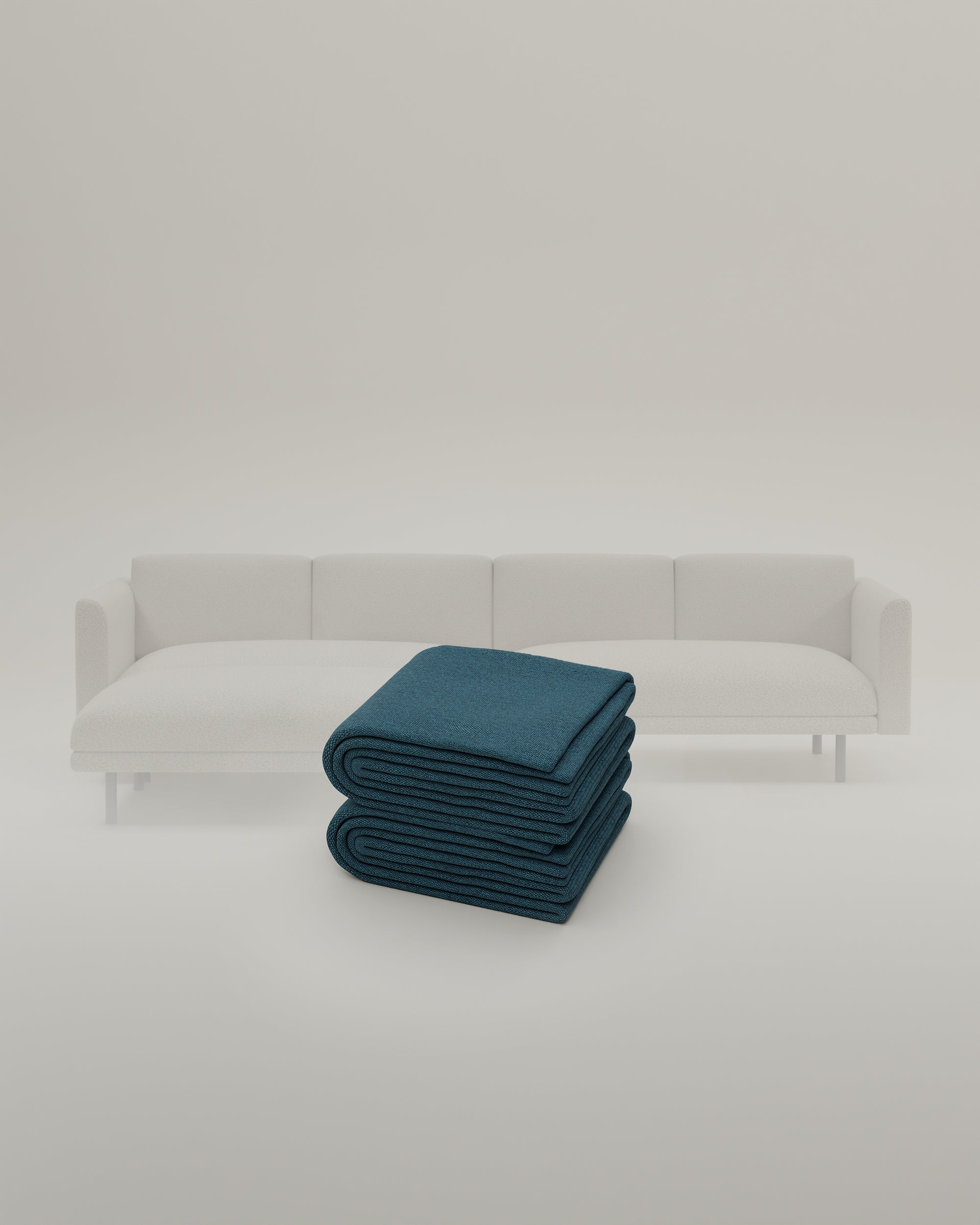 Fabric cover - Modular sofa Aera 3-seater with ottoman and sleeping function