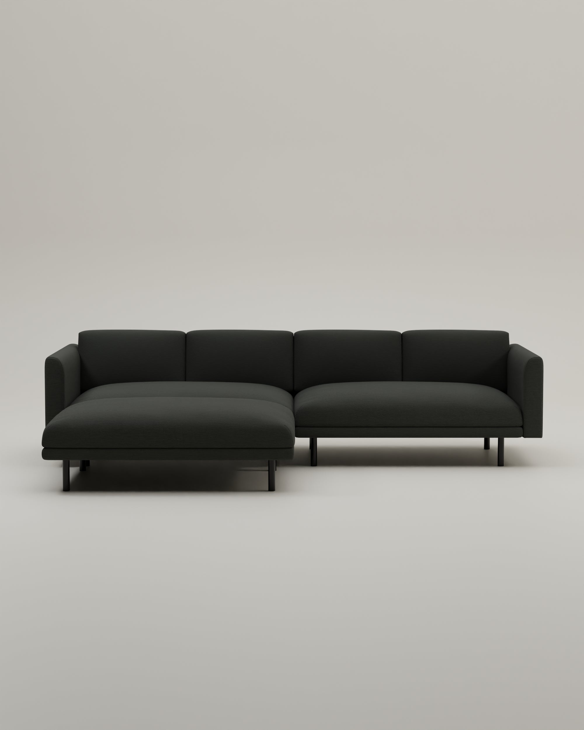 Modular sofa Aera 3-seater with ottoman and sleeping function