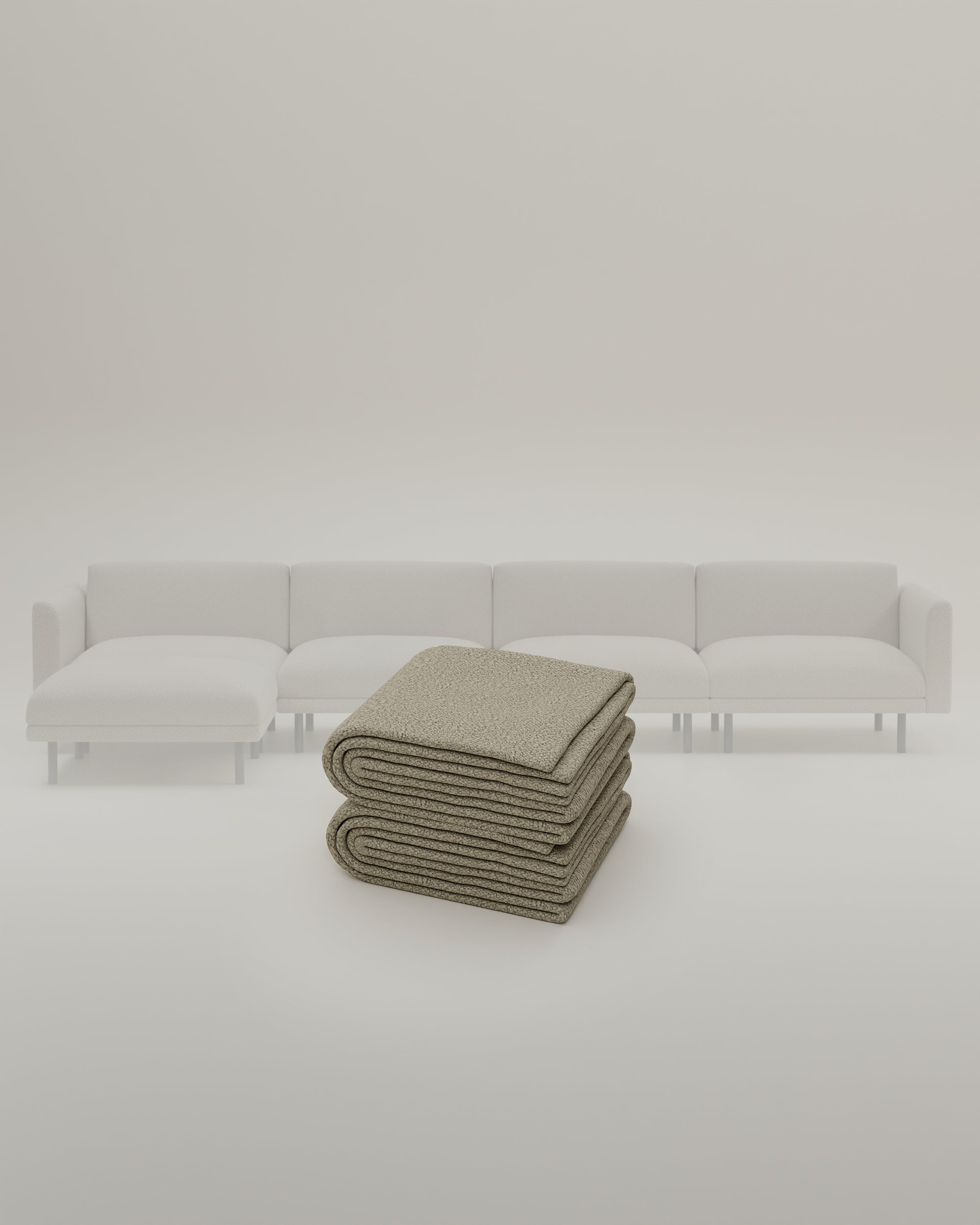 Fabric cover - Modular sofa Aera 5-seater with sleeping function