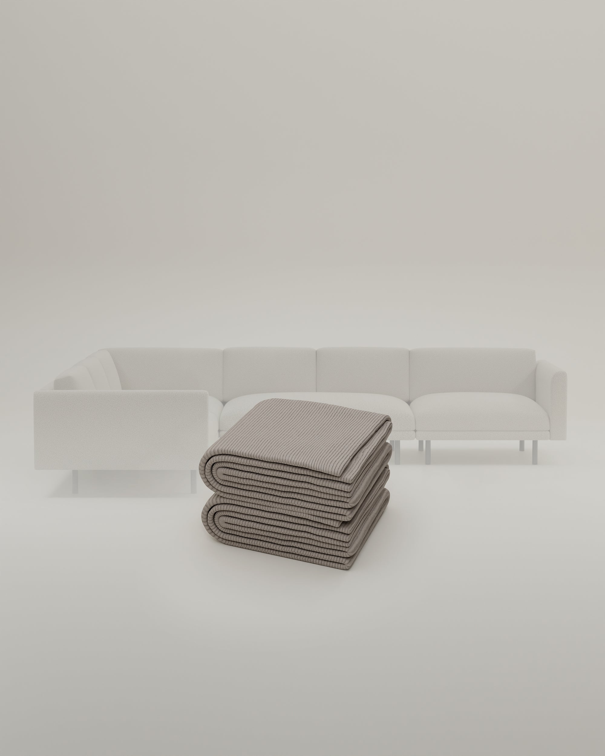 Fabric cover - Modular sofa Aera corner sofa XL with sleeping function