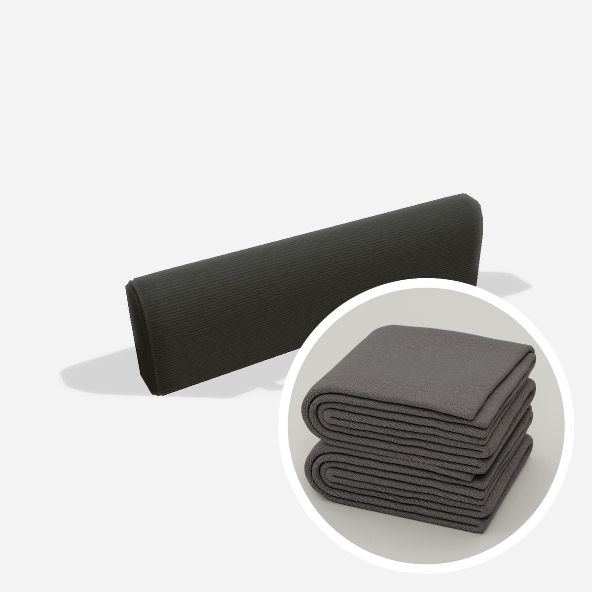Stoffbezug - Aera L3 – Cord / Anthrazit