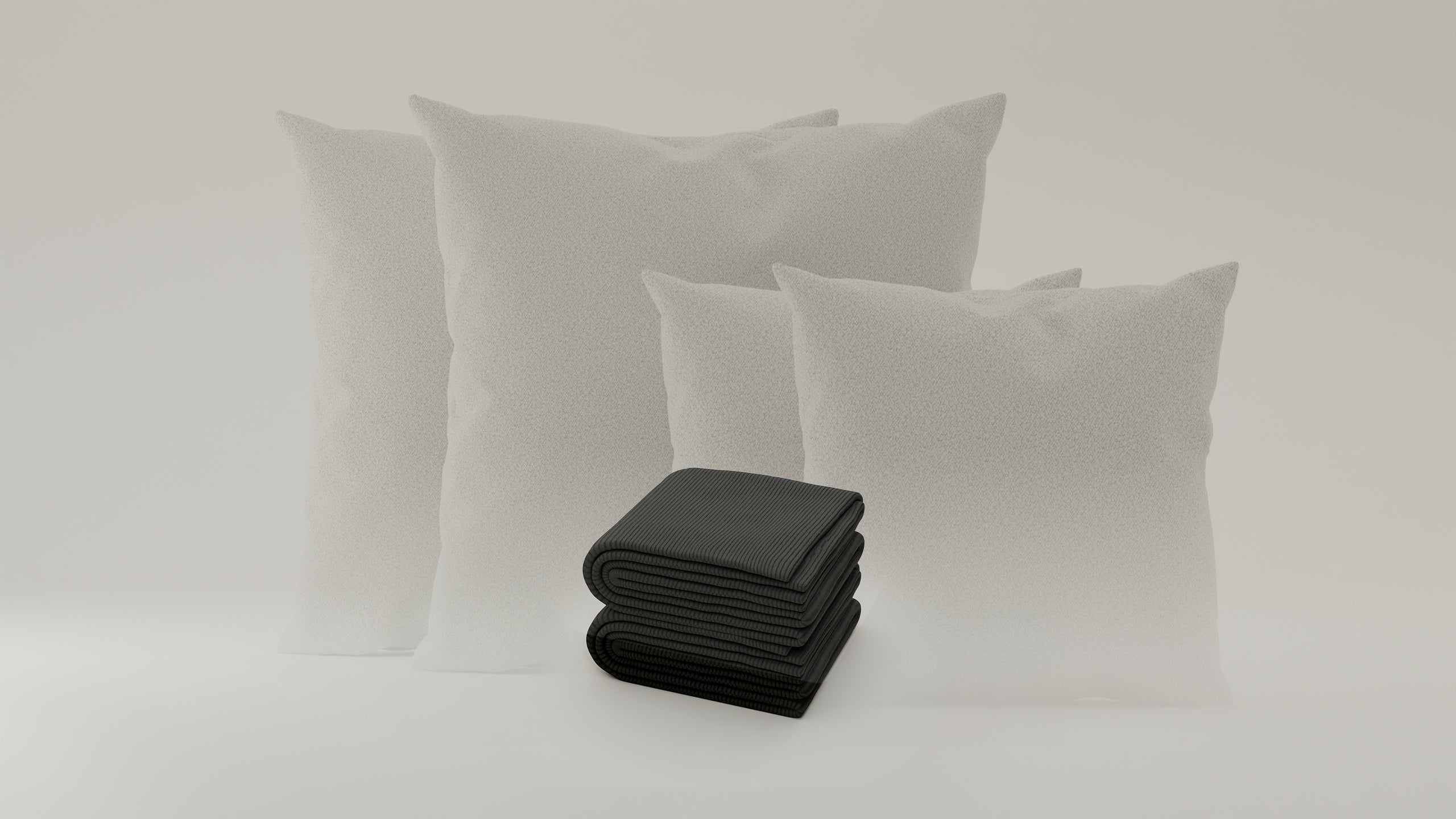Stoffbezug - Kissen Set 3