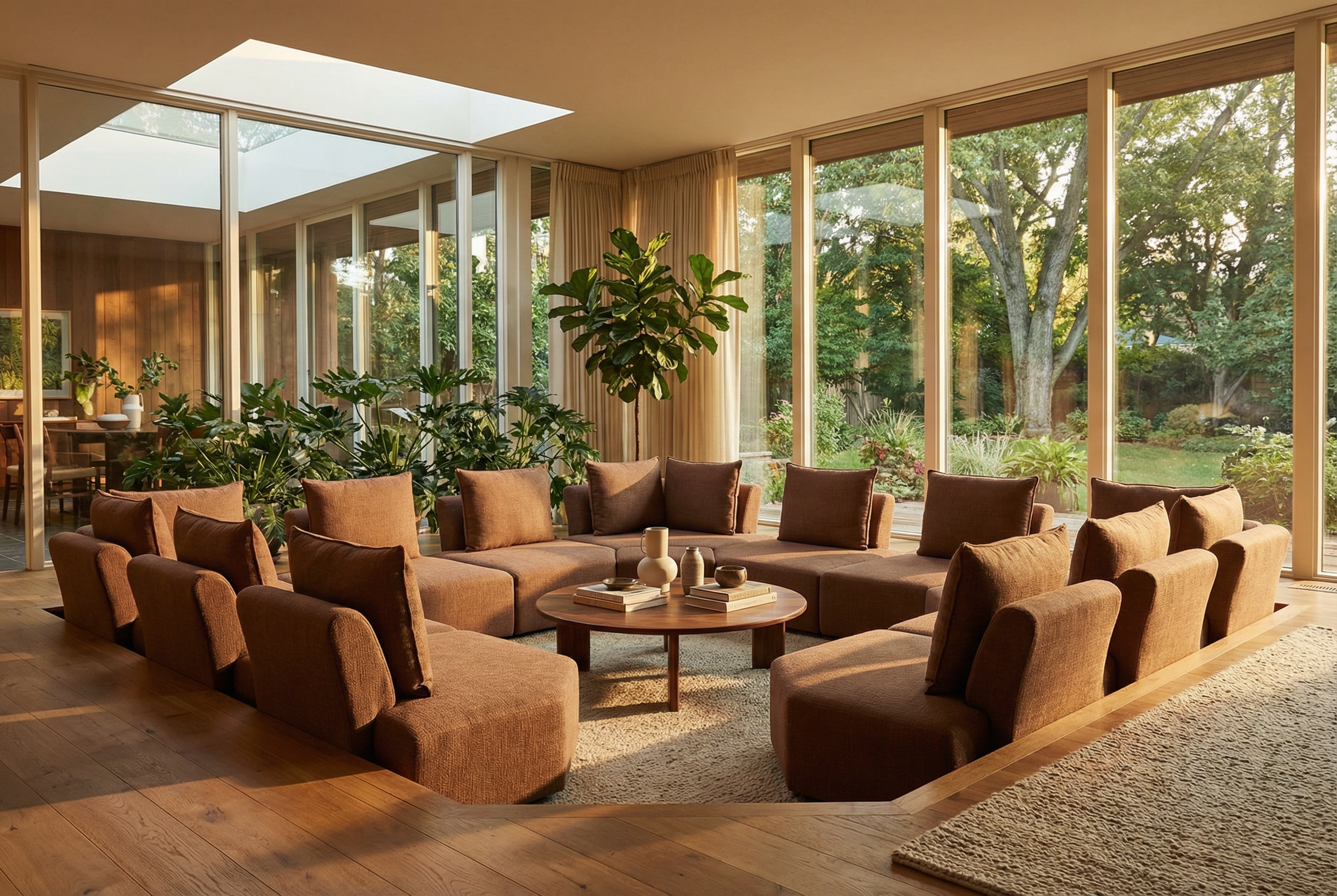 Modular sofa Katrina with sleeping function