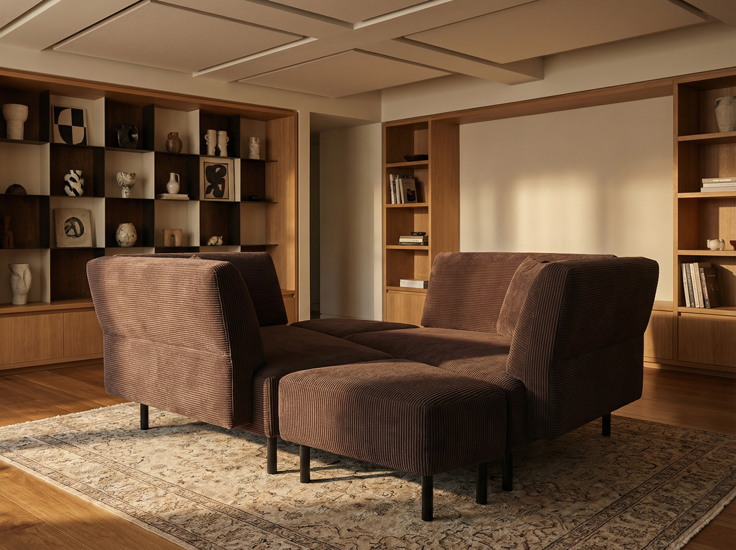 Outlet - Modulares Sofa Mike mit Schlaffunktion