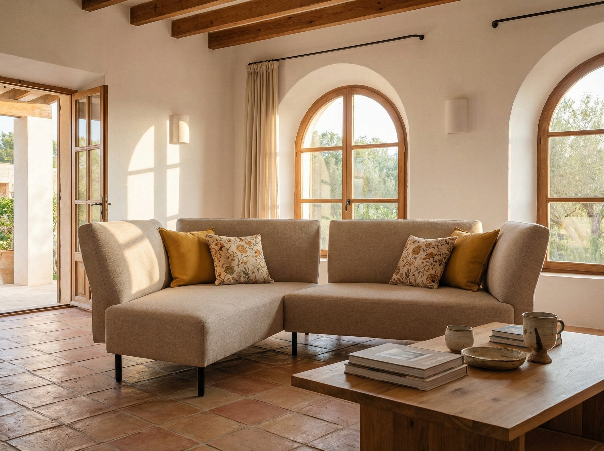 Outlet - Modulares Sofa Mike mit Schlaffunktion