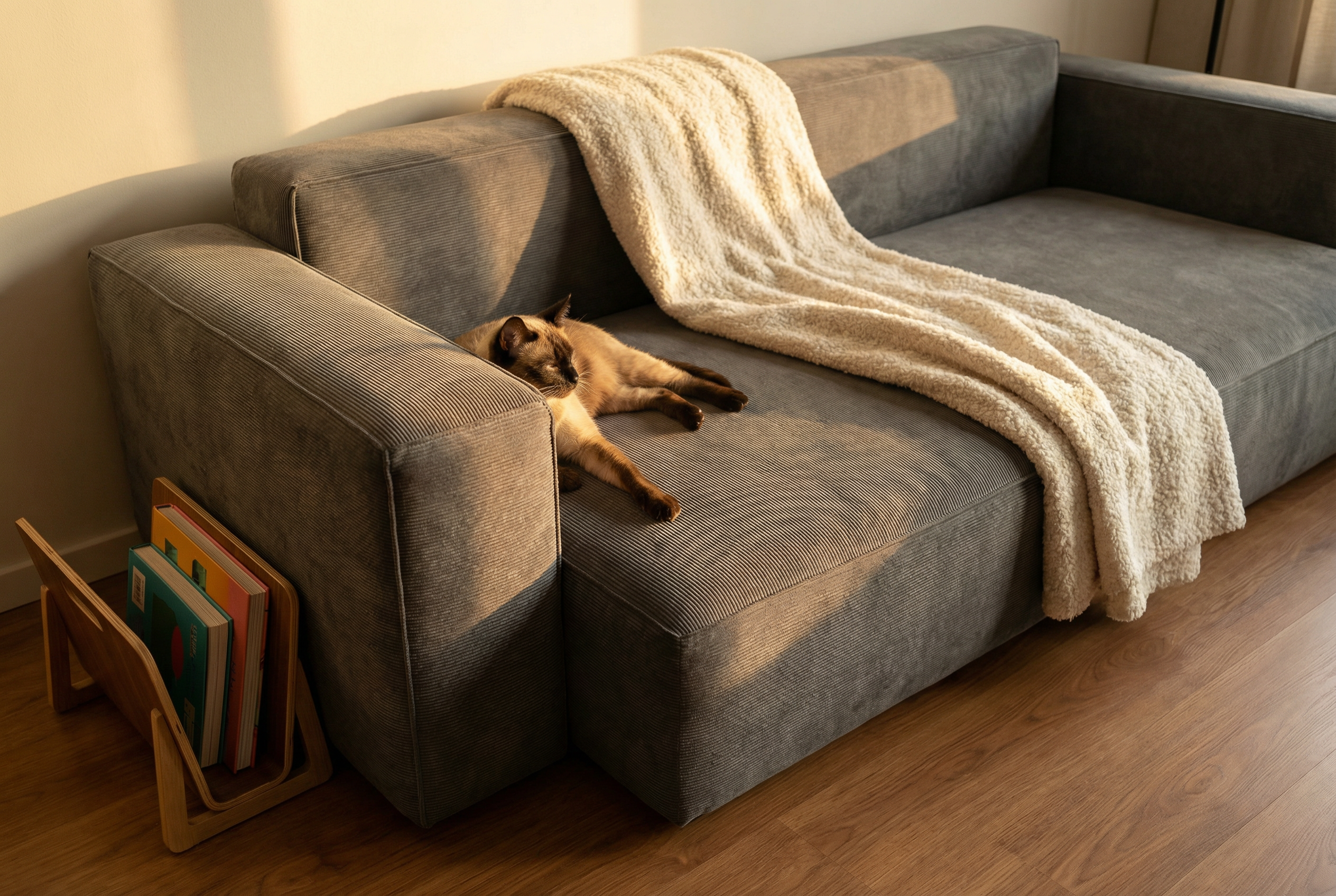 Modulares Sofa Harvey U-Form / Wohnlandschaft mit Schlaffunktion