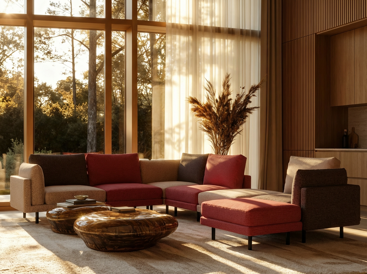 Modulares Sofa Donna Ecksofa XL mit Schlaffunktion