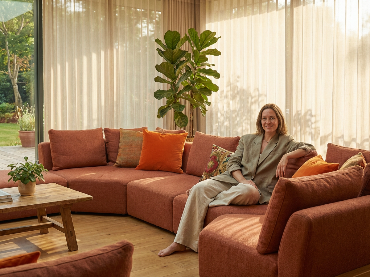 Modular sofa Katrina with sleeping function