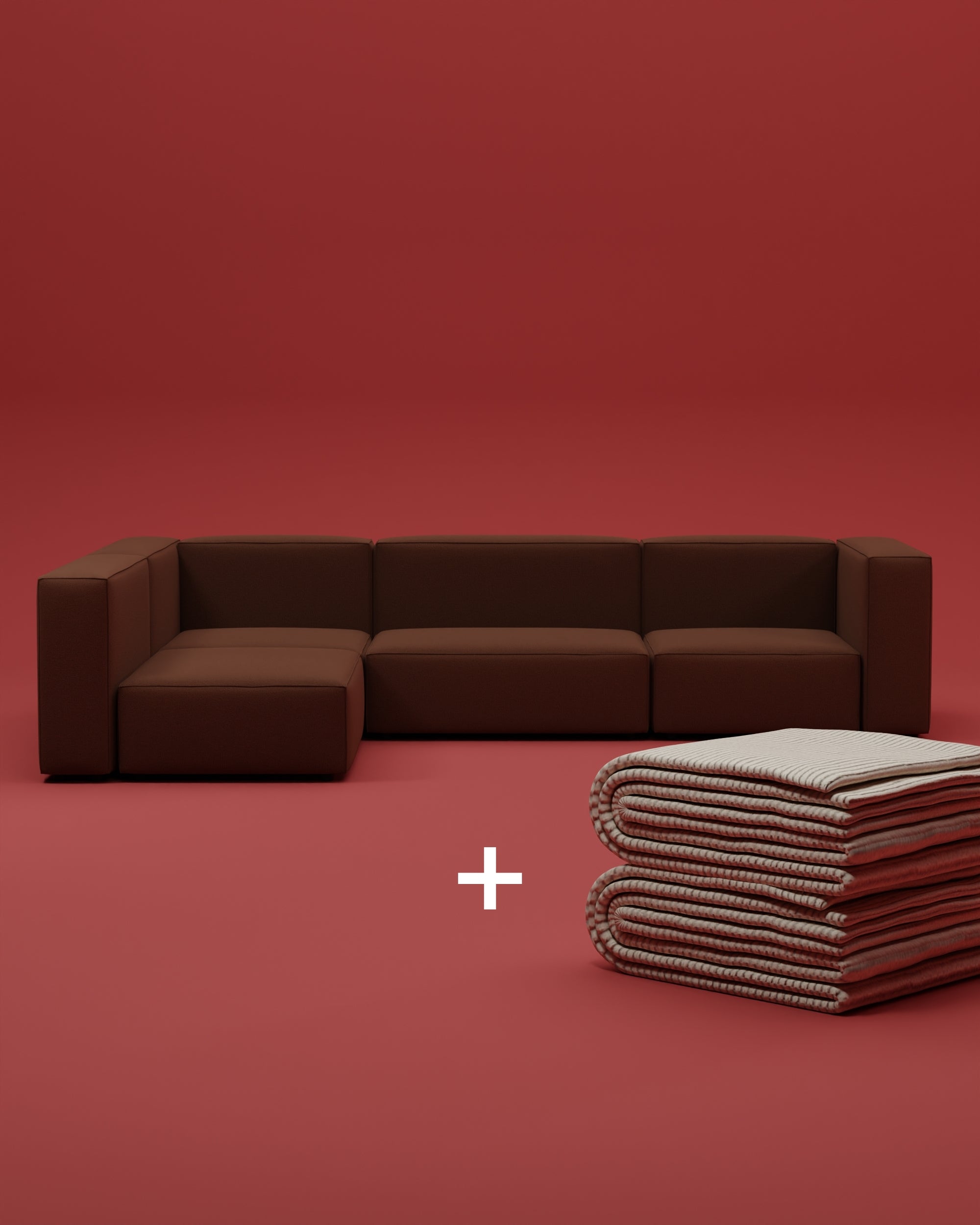 Modulares Sofa Ecksofa Harvey XL mit Schlaffunktion