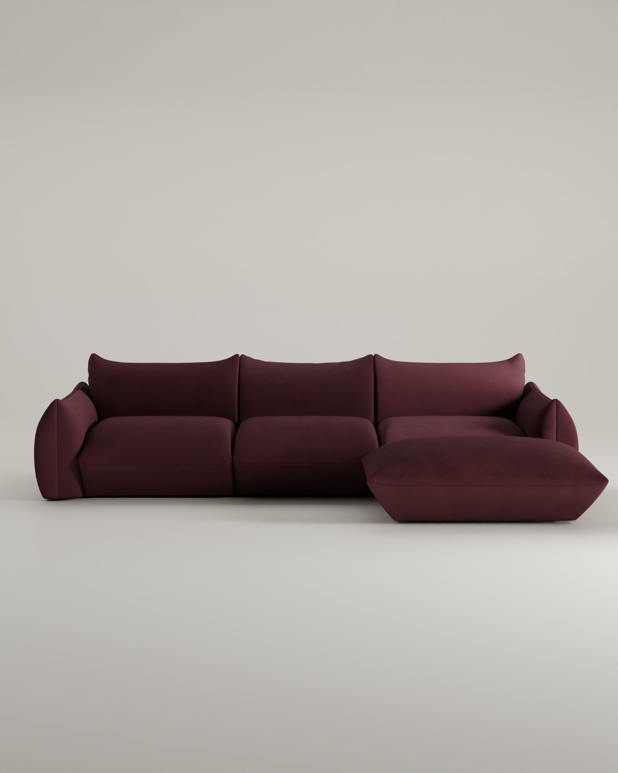 Modulares Sofa Luma L 4-Sitzer mit Schlaffunktion