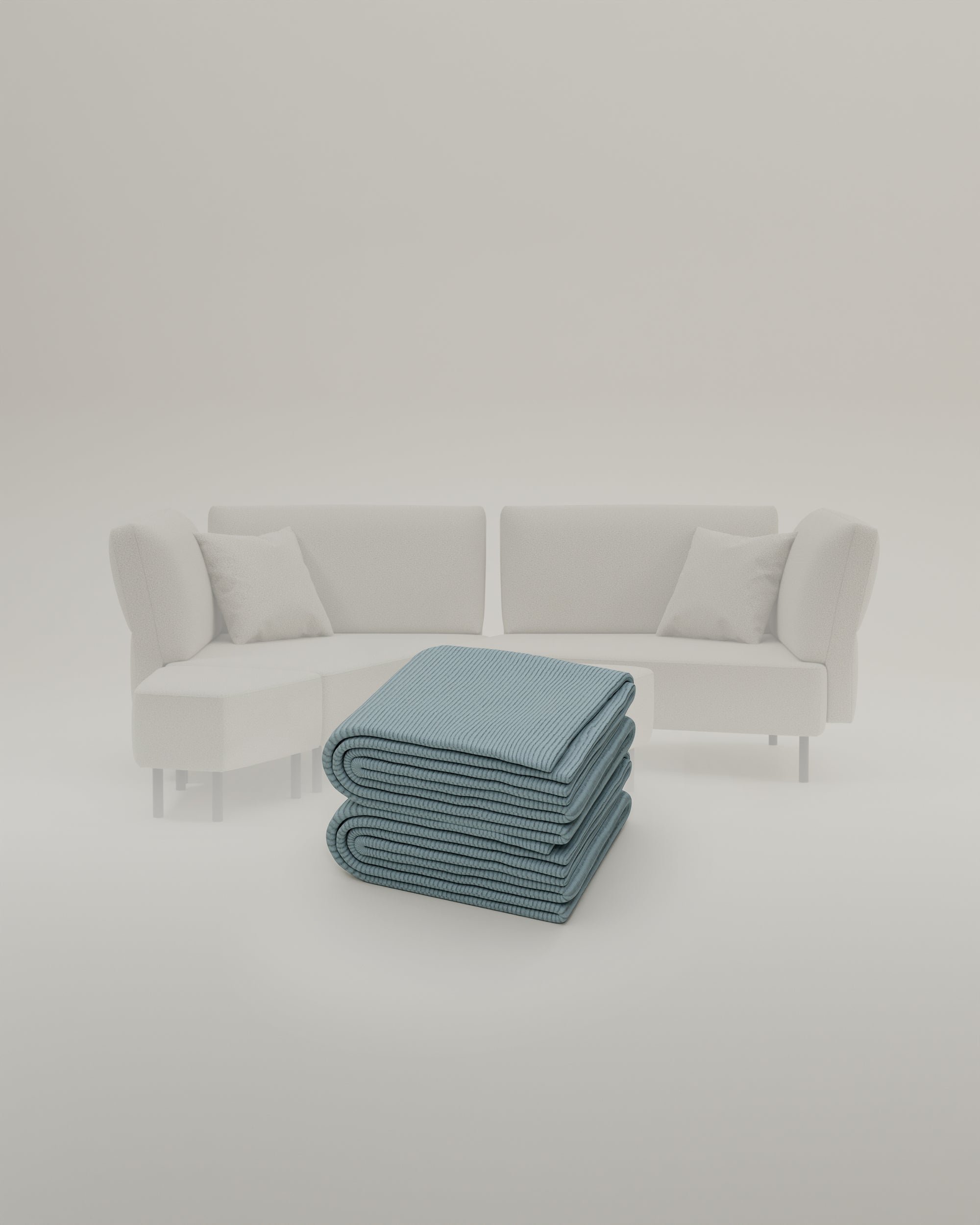 Stoffbezug Fuego Cappuccino - Modulares Sofa Mike - Individuell Joanna