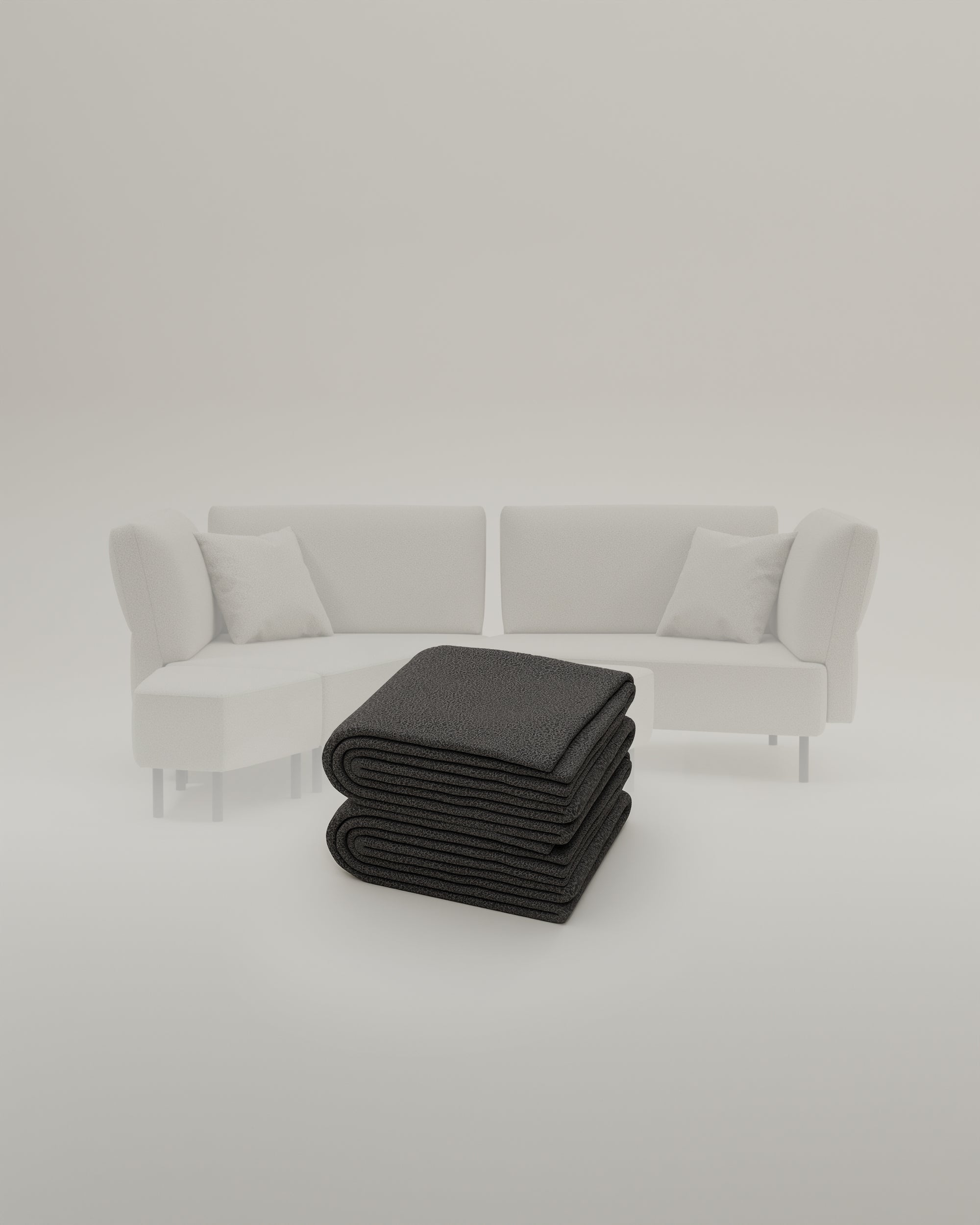 Stoffbezug Fuego Cappuccino - Modulares Sofa Mike - Individuell Joanna