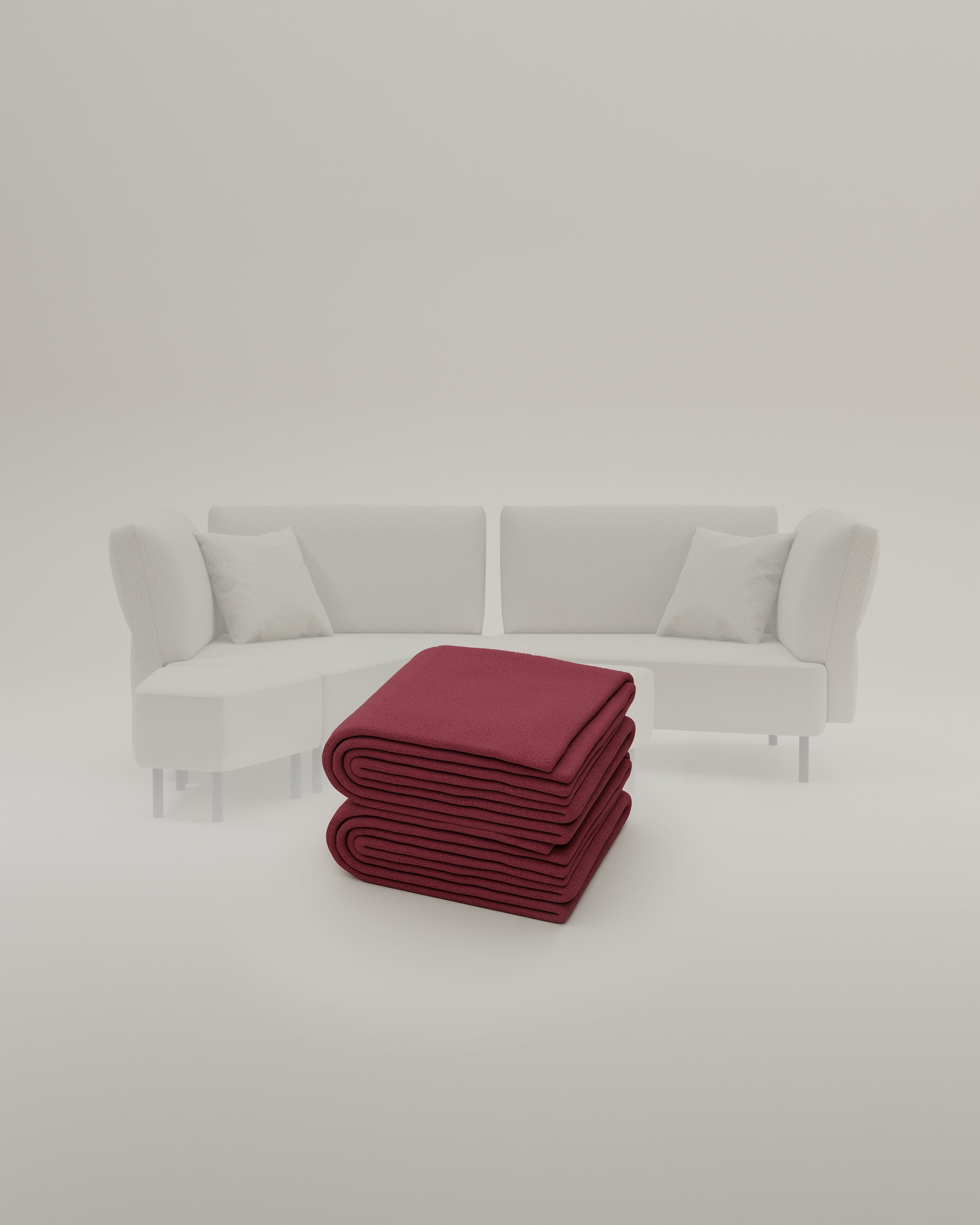 Stoffbezug Fuego Cappuccino - Modulares Sofa Mike - Individuell Joanna