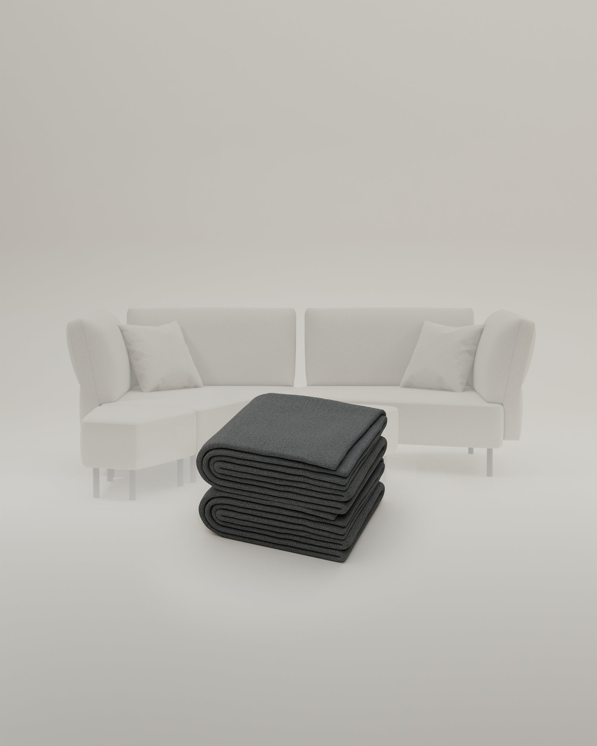 Stoffbezug Fuego Cappuccino - Modulares Sofa Mike - Individuell Joanna