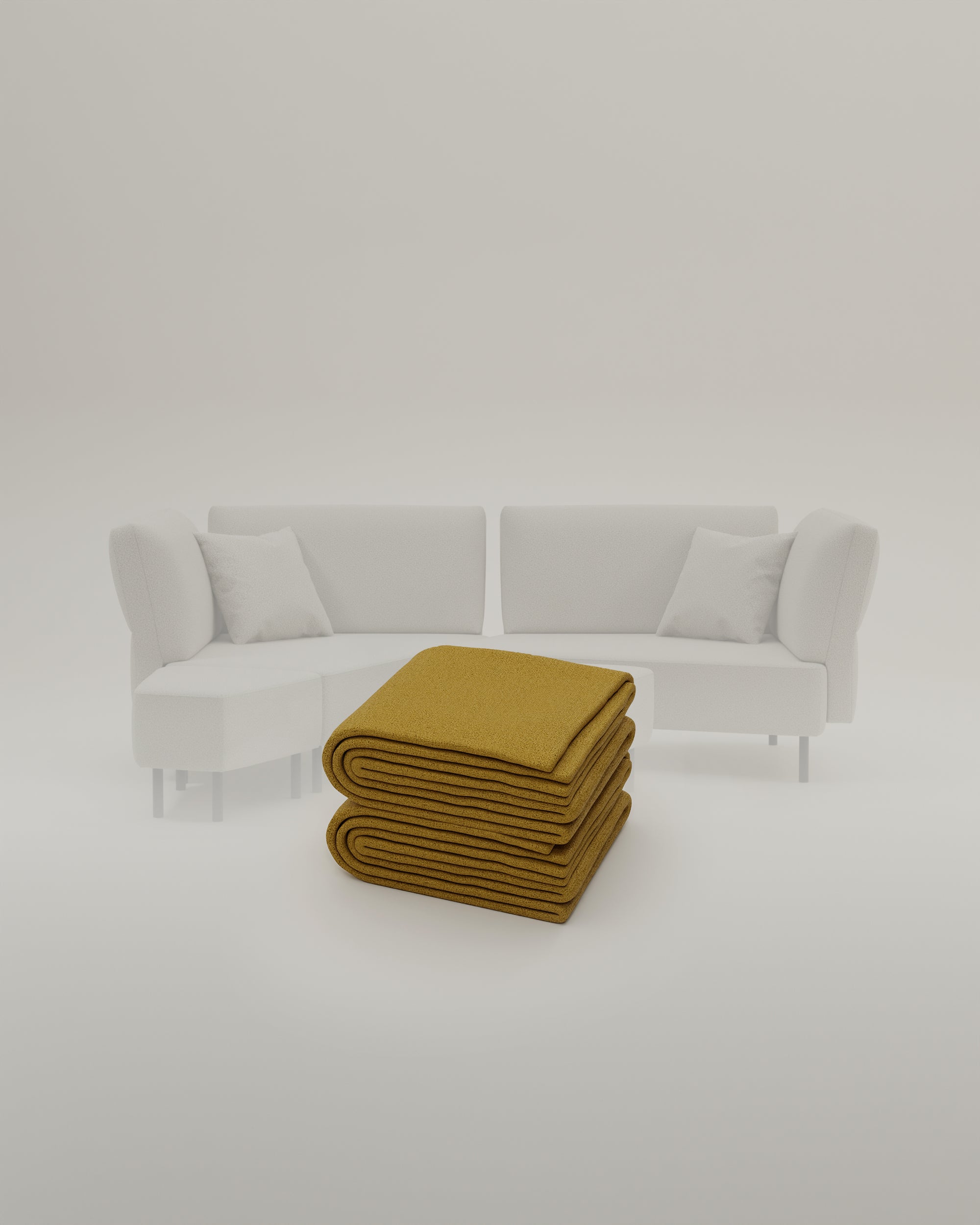Stoffbezug Fuego Cappuccino - Modulares Sofa Mike - Individuell Joanna