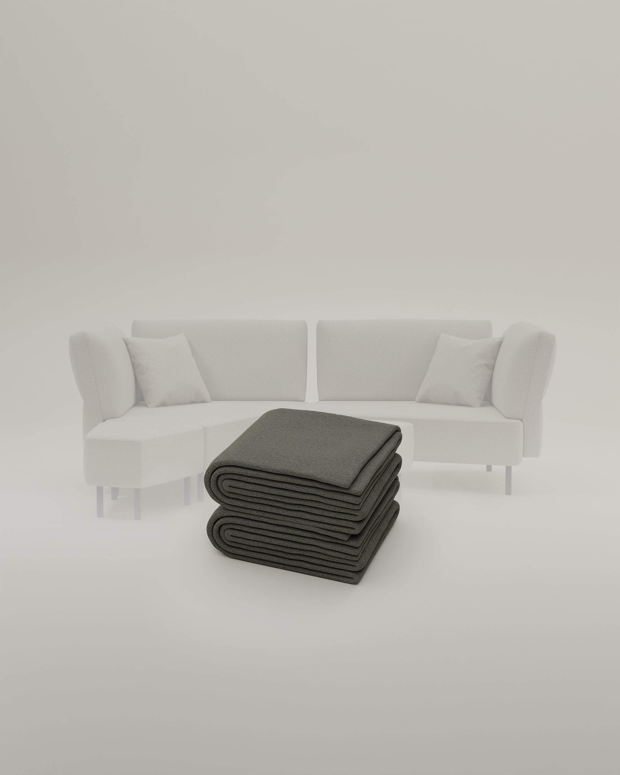Stoffbezug Fuego Cappuccino - Modulares Sofa Mike - Individuell Joanna