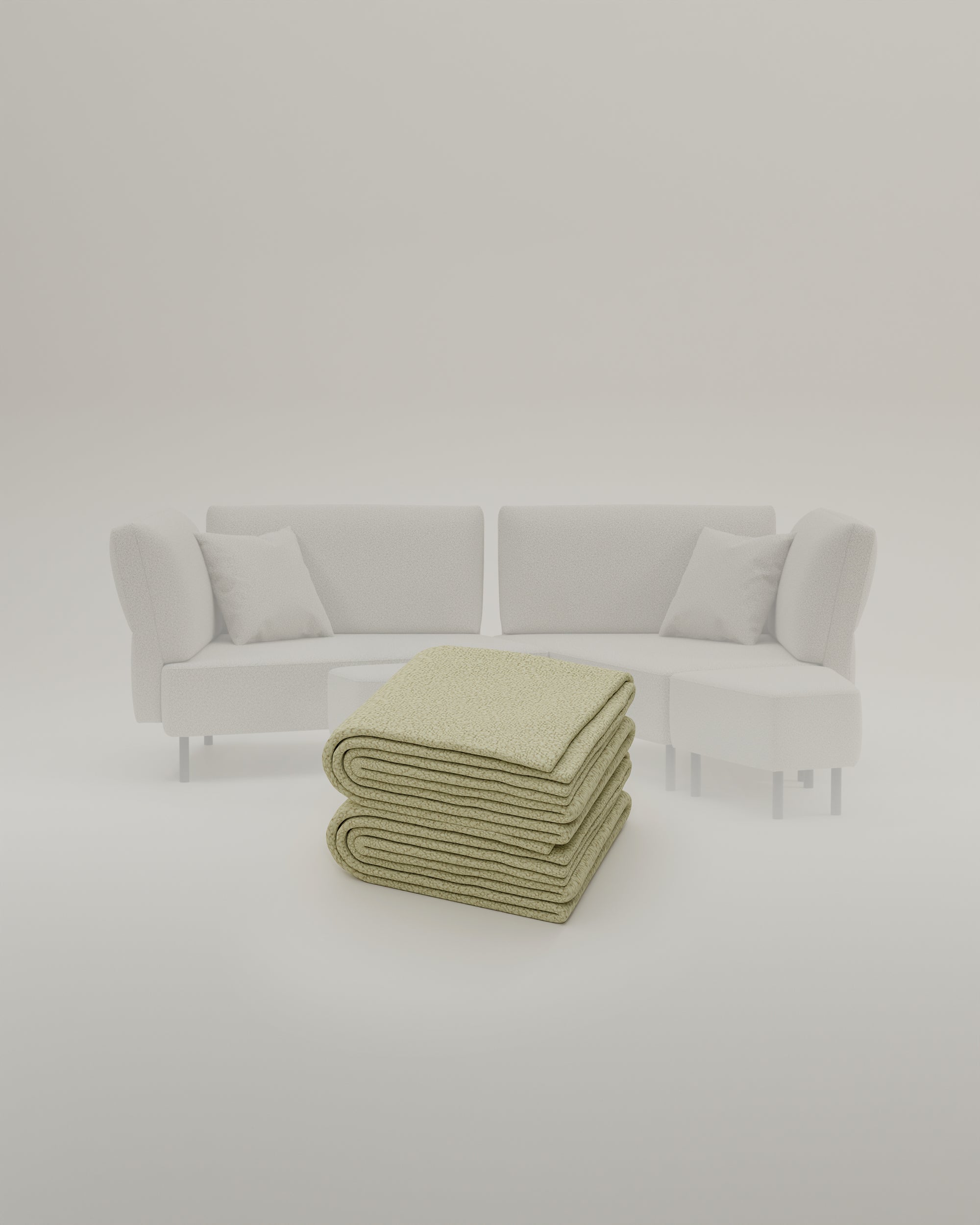 Stoffbezug Fuego Cappuccino - Modulares Sofa Mike - Individuell Joanna