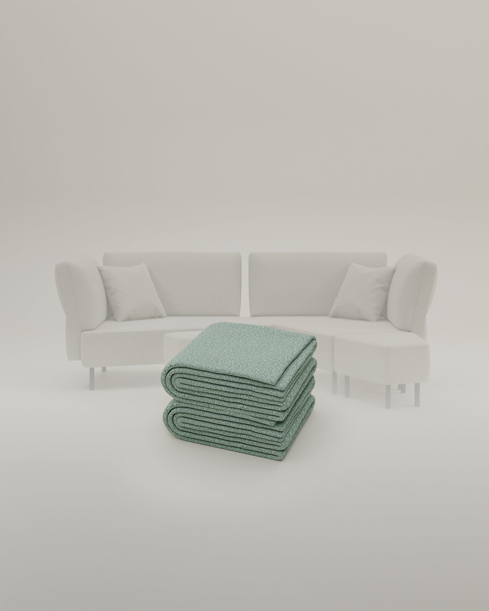 Stoffbezug Fuego Cappuccino - Modulares Sofa Mike - Individuell Joanna