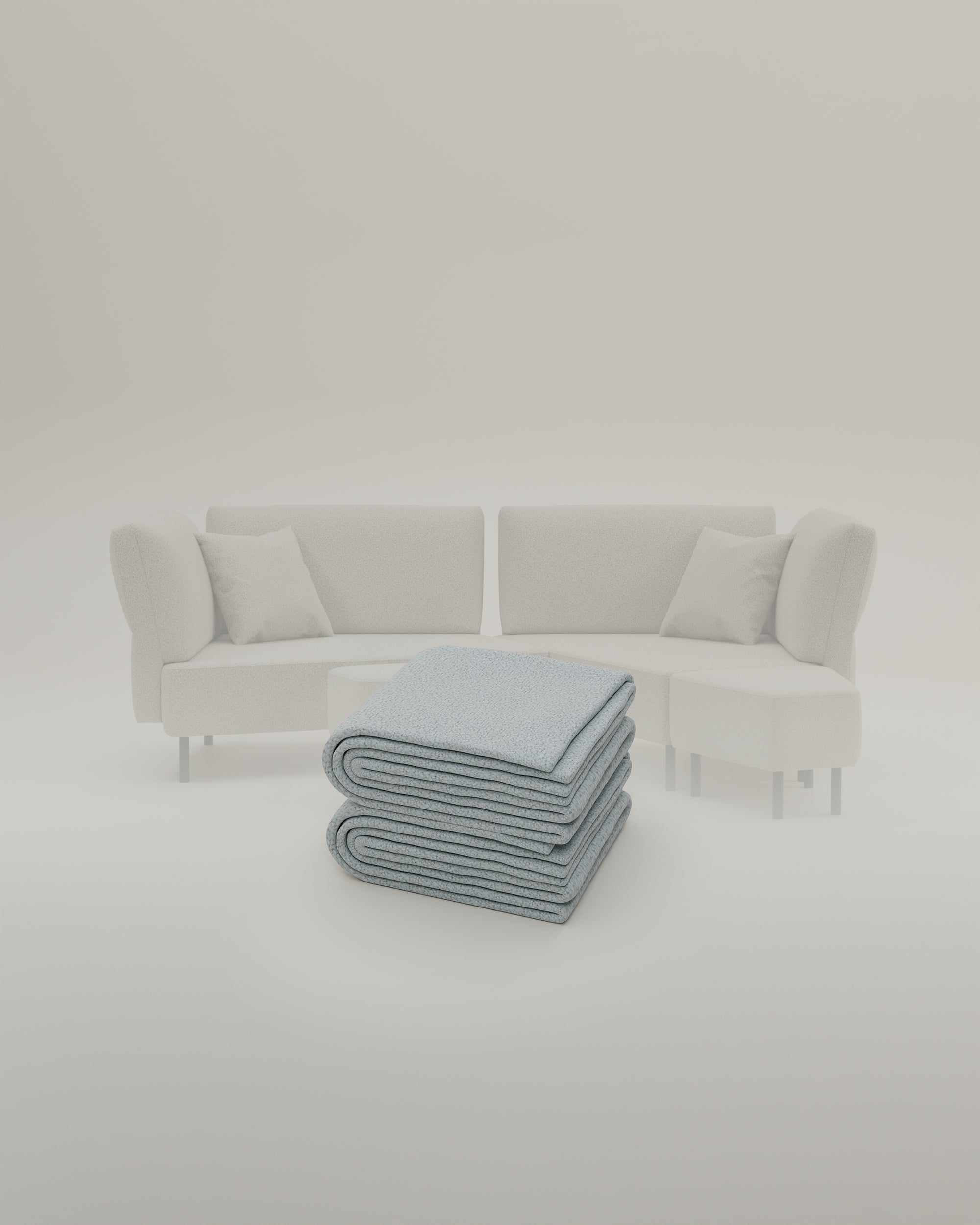 Stoffbezug Fuego Cappuccino - Modulares Sofa Mike - Individuell Joanna