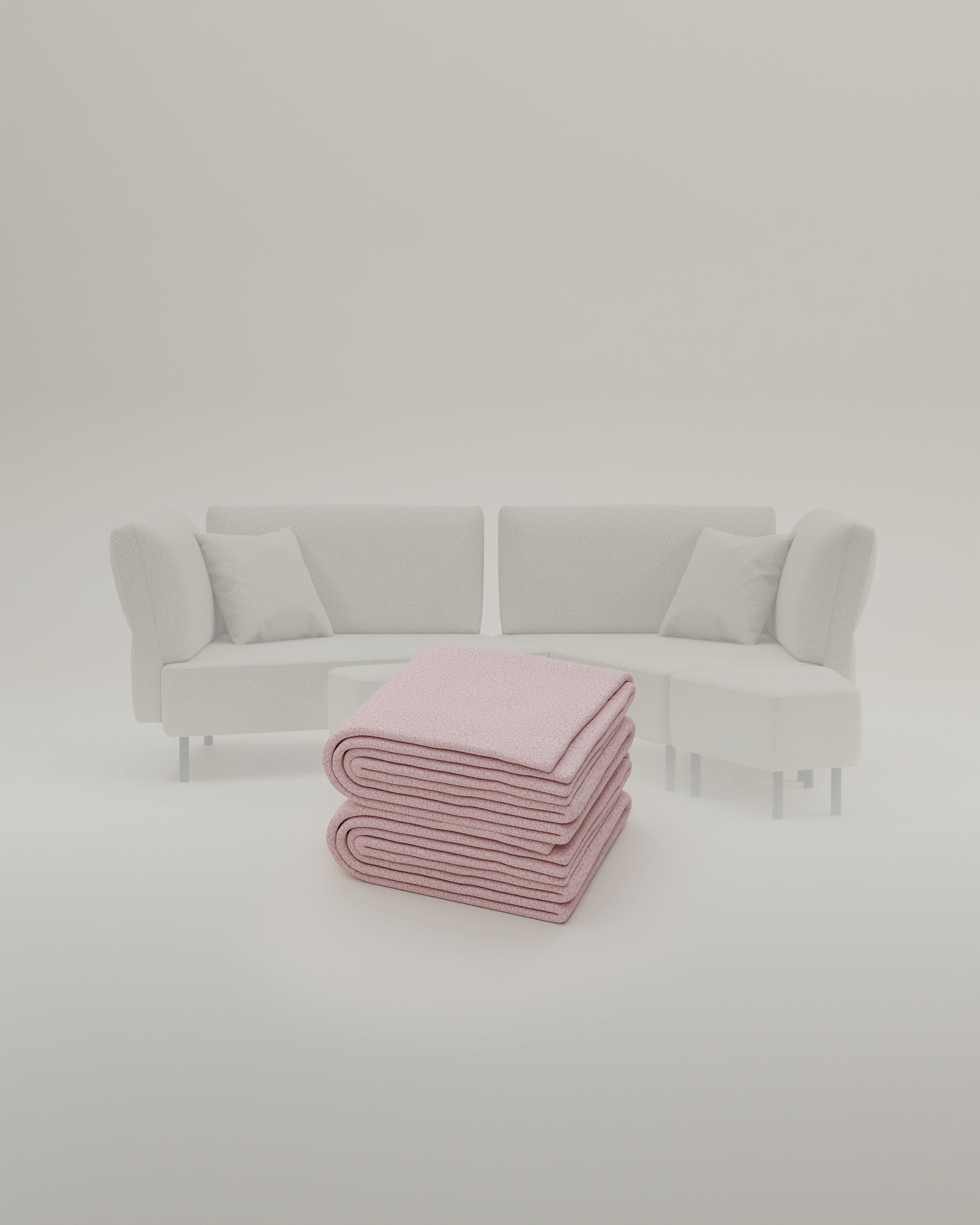 Stoffbezug Fuego Cappuccino - Modulares Sofa Mike - Individuell Joanna