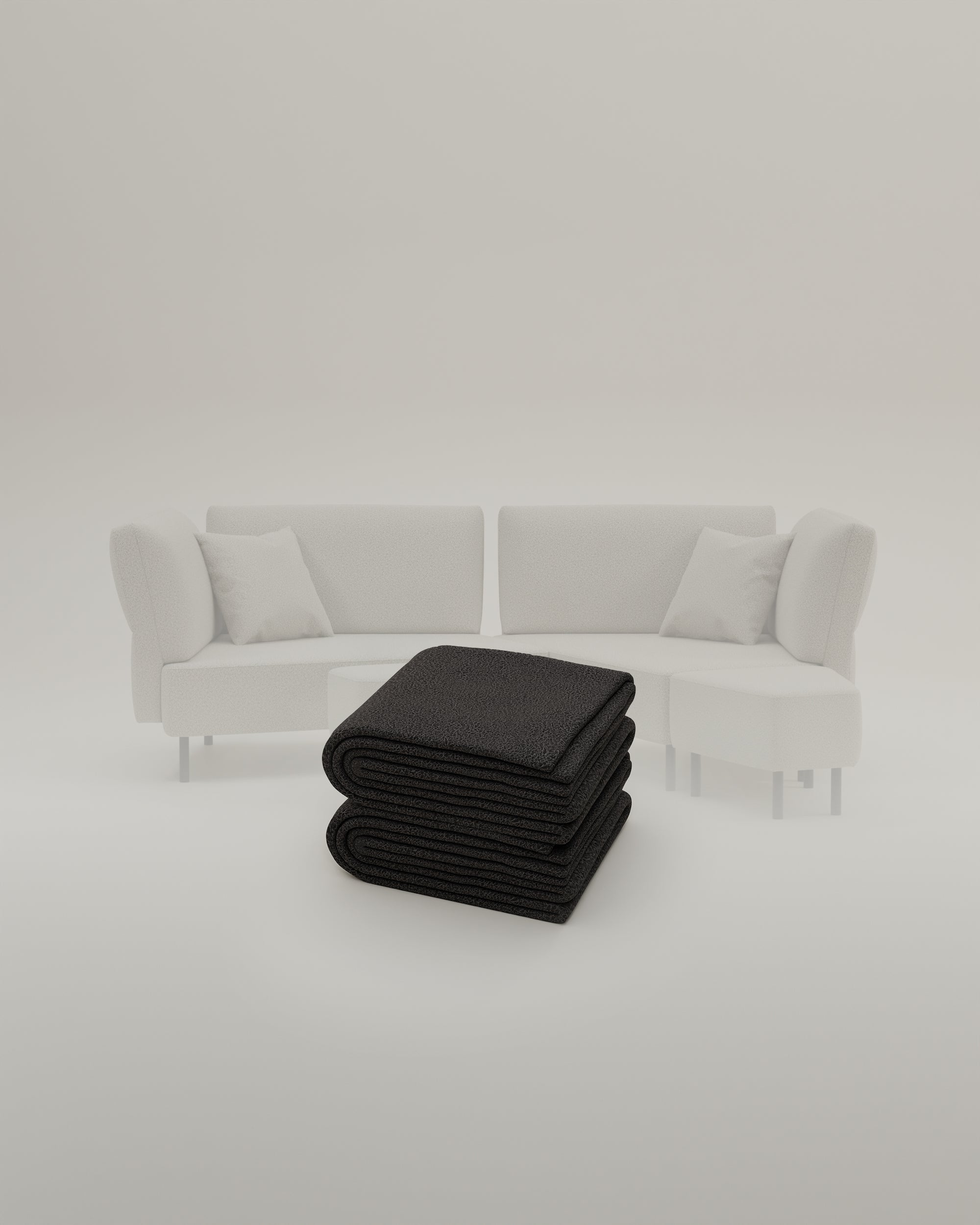 Stoffbezug Fuego Cappuccino - Modulares Sofa Mike - Individuell Joanna