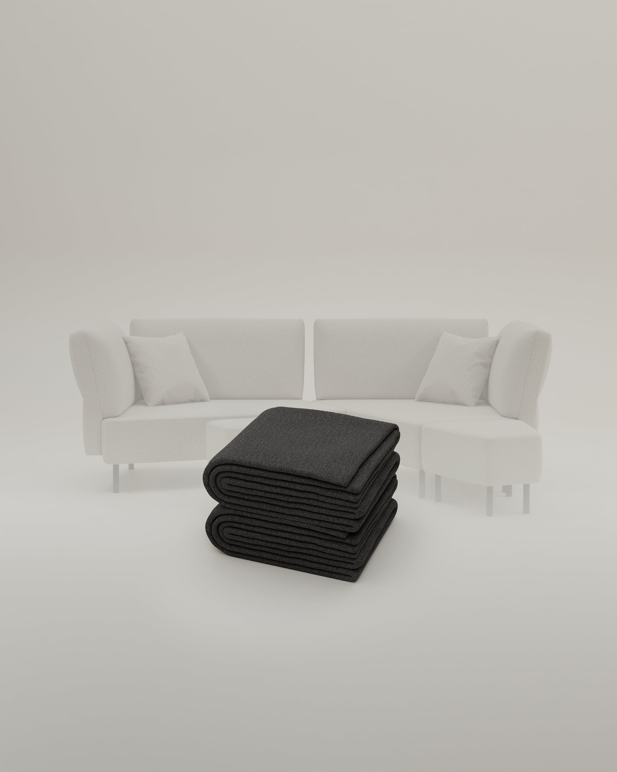 Stoffbezug Fuego Cappuccino - Modulares Sofa Mike - Individuell Joanna