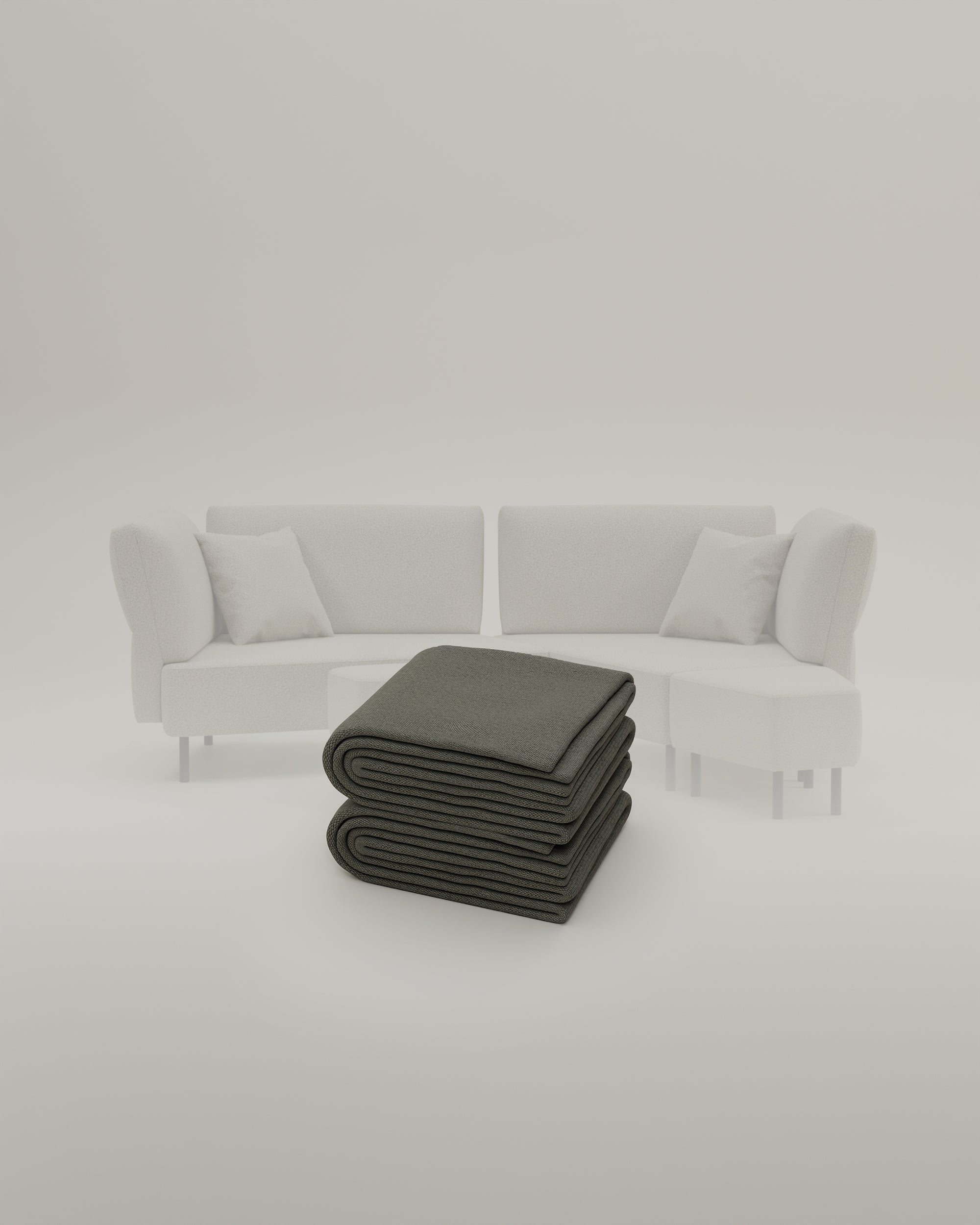 Stoffbezug Fuego Cappuccino - Modulares Sofa Mike - Individuell Joanna