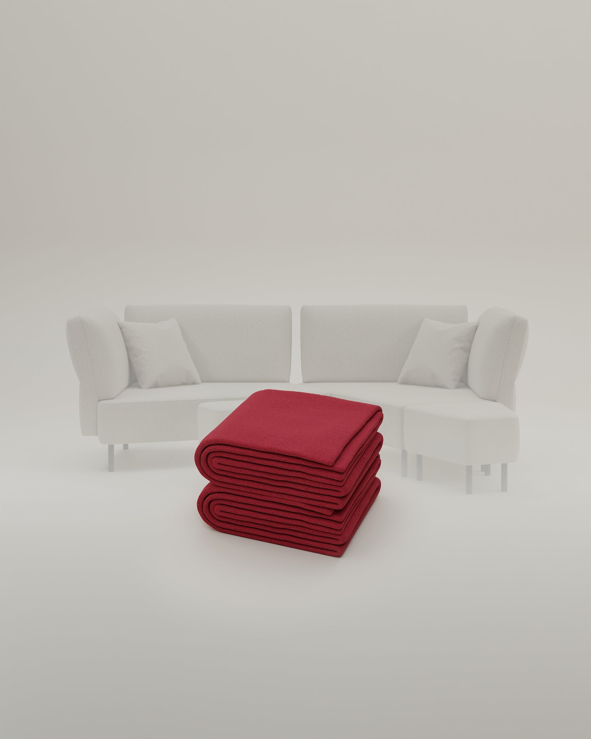Stoffbezug Fuego Cappuccino - Modulares Sofa Mike - Individuell Joanna