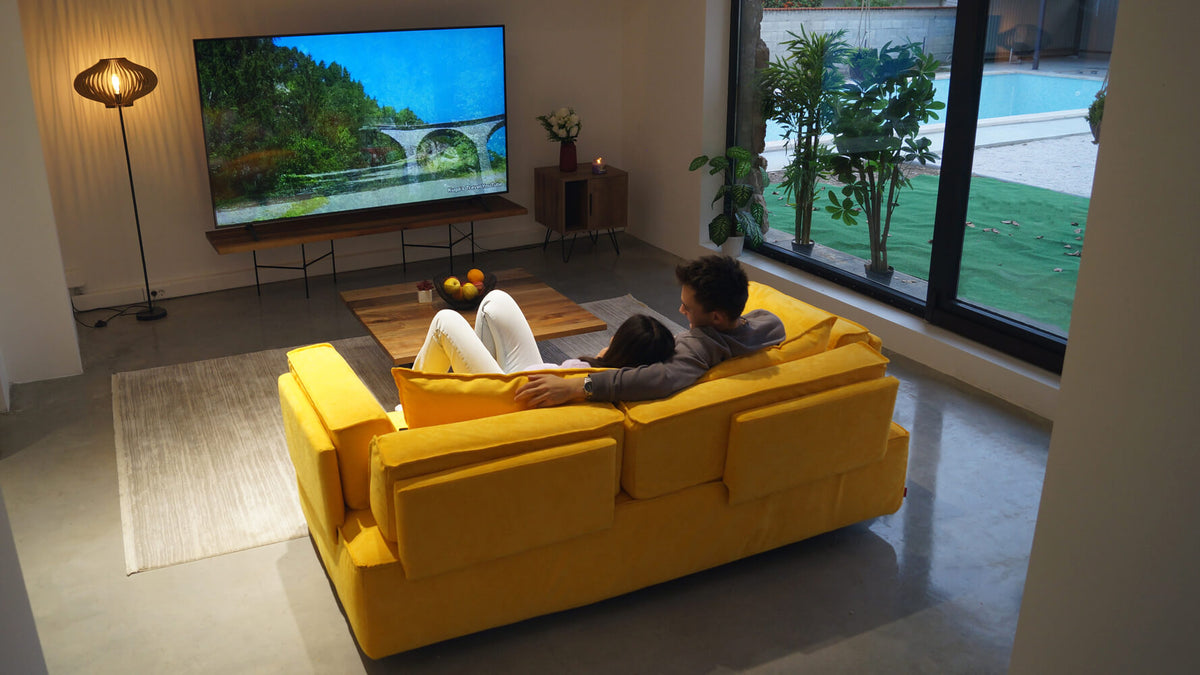 The optimal height and position for your TV in the living room