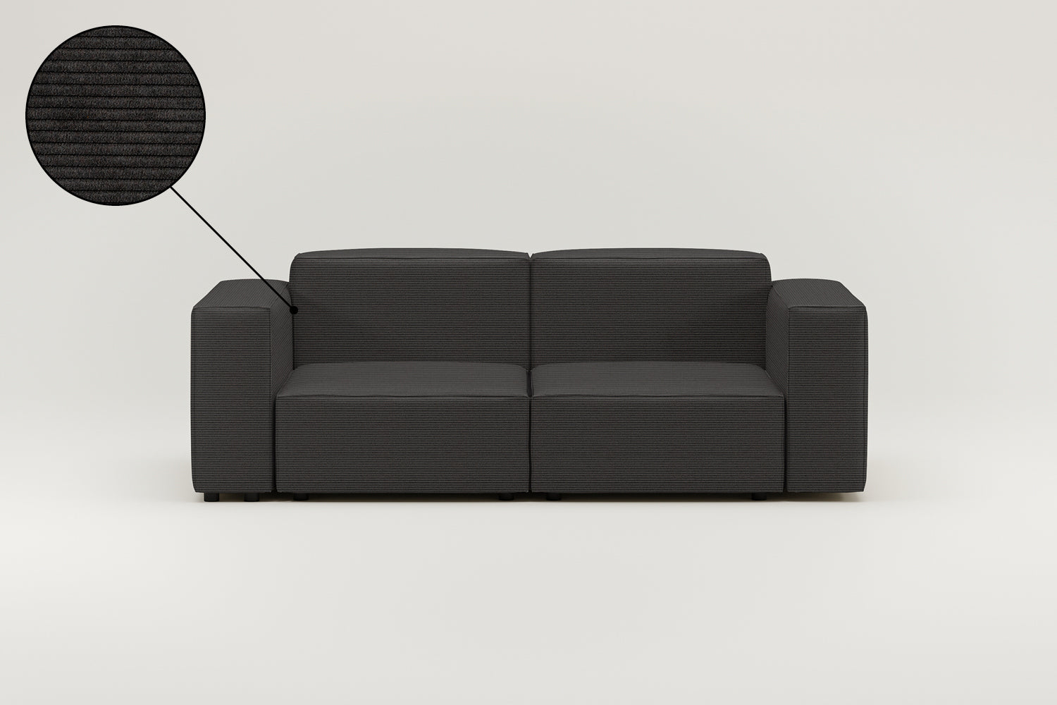 Stoffbezug - Modulares Sofa Harvey 2-Sitzer
