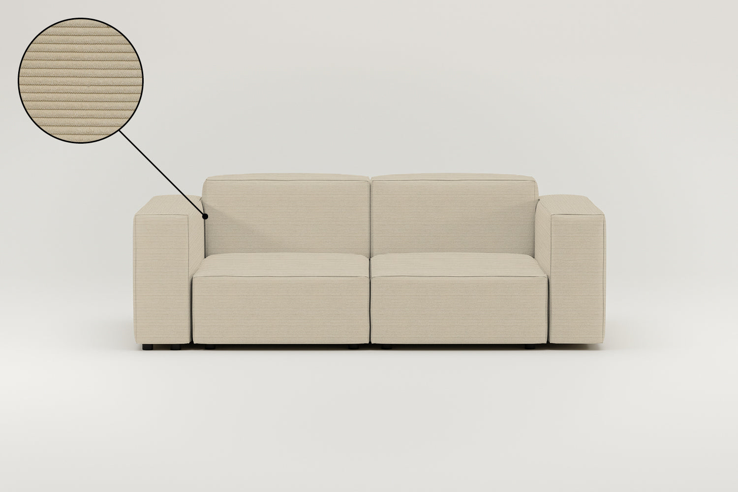 Stoffbezug - Modulares Sofa Harvey 2-Sitzer