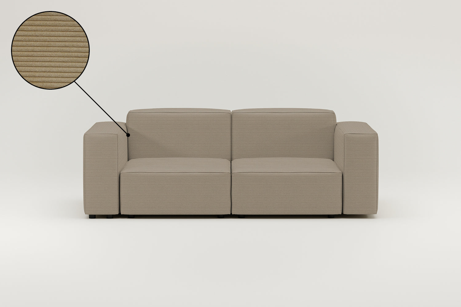 Stoffbezug - Modulares Sofa Harvey 2-Sitzer