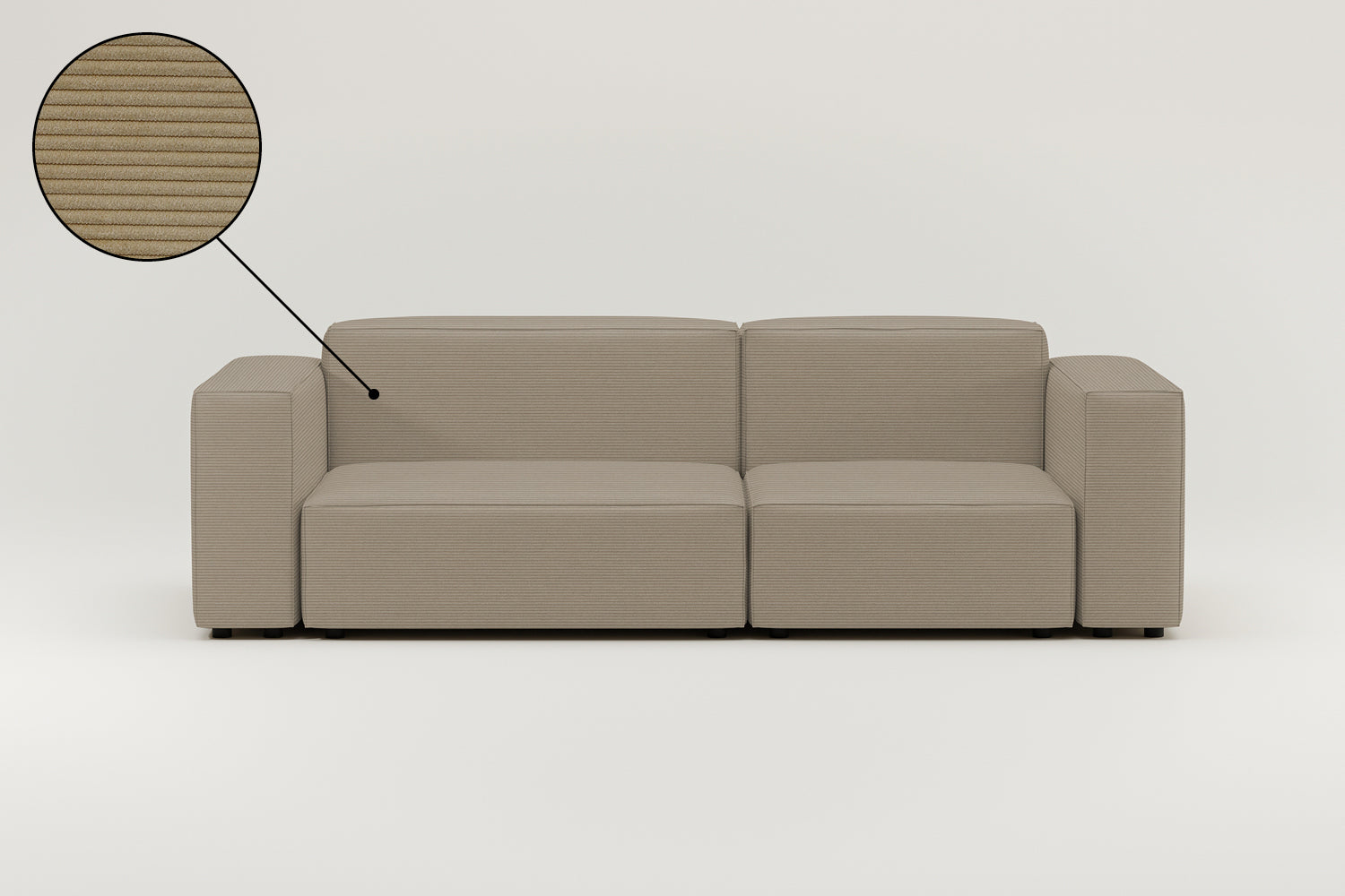 Stoffbezug - Modulares Sofa Harvey 3-Sitzer
