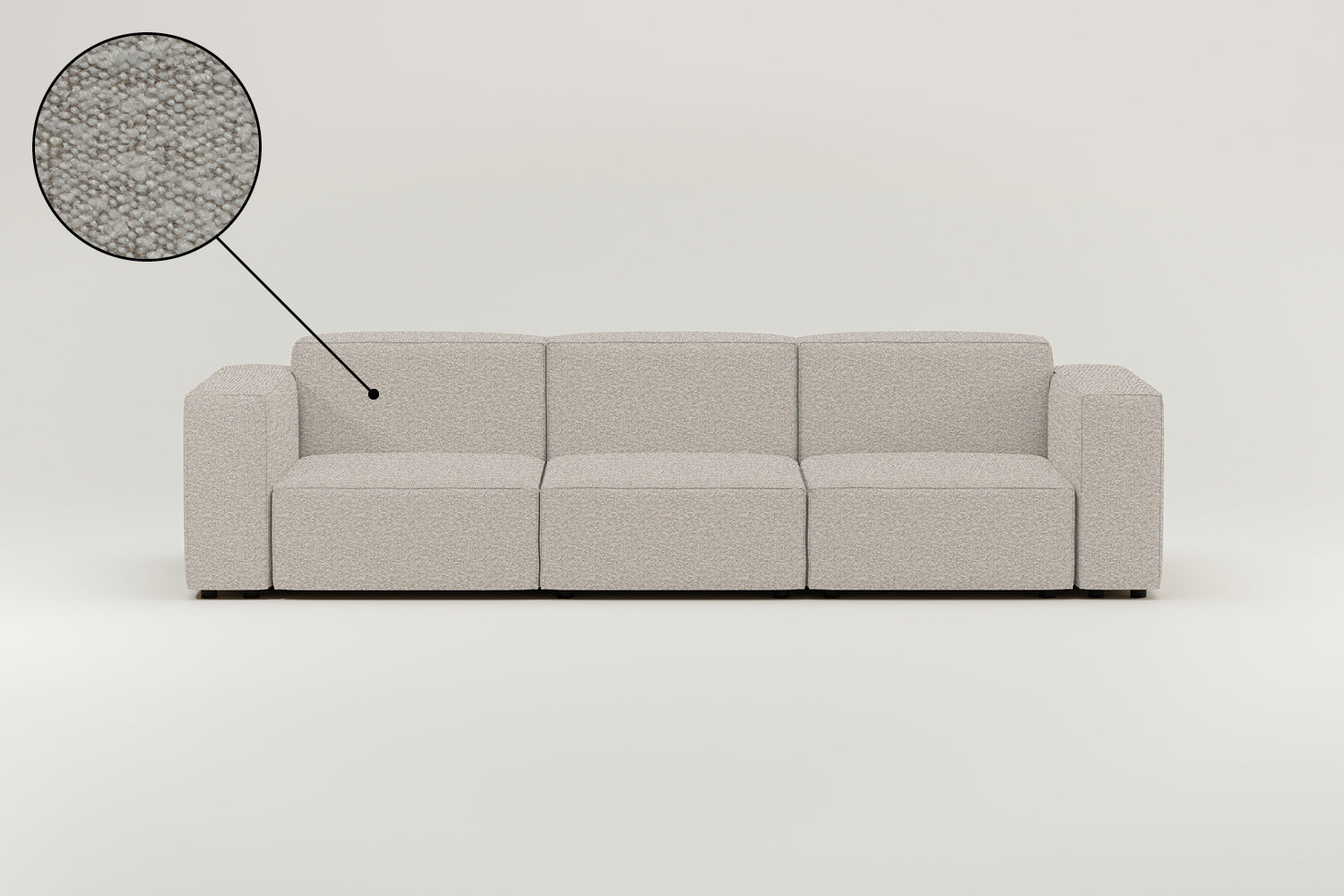 Stoffbezug - Modulares Sofa Harvey 4-Sitzer