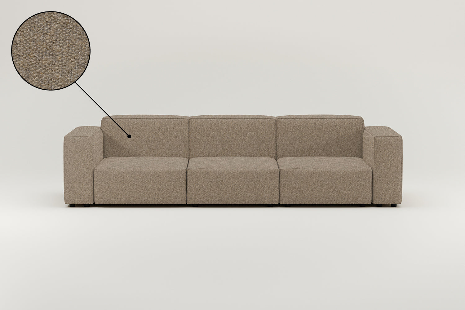 Stoffbezug - Modulares Sofa Harvey 4-Sitzer