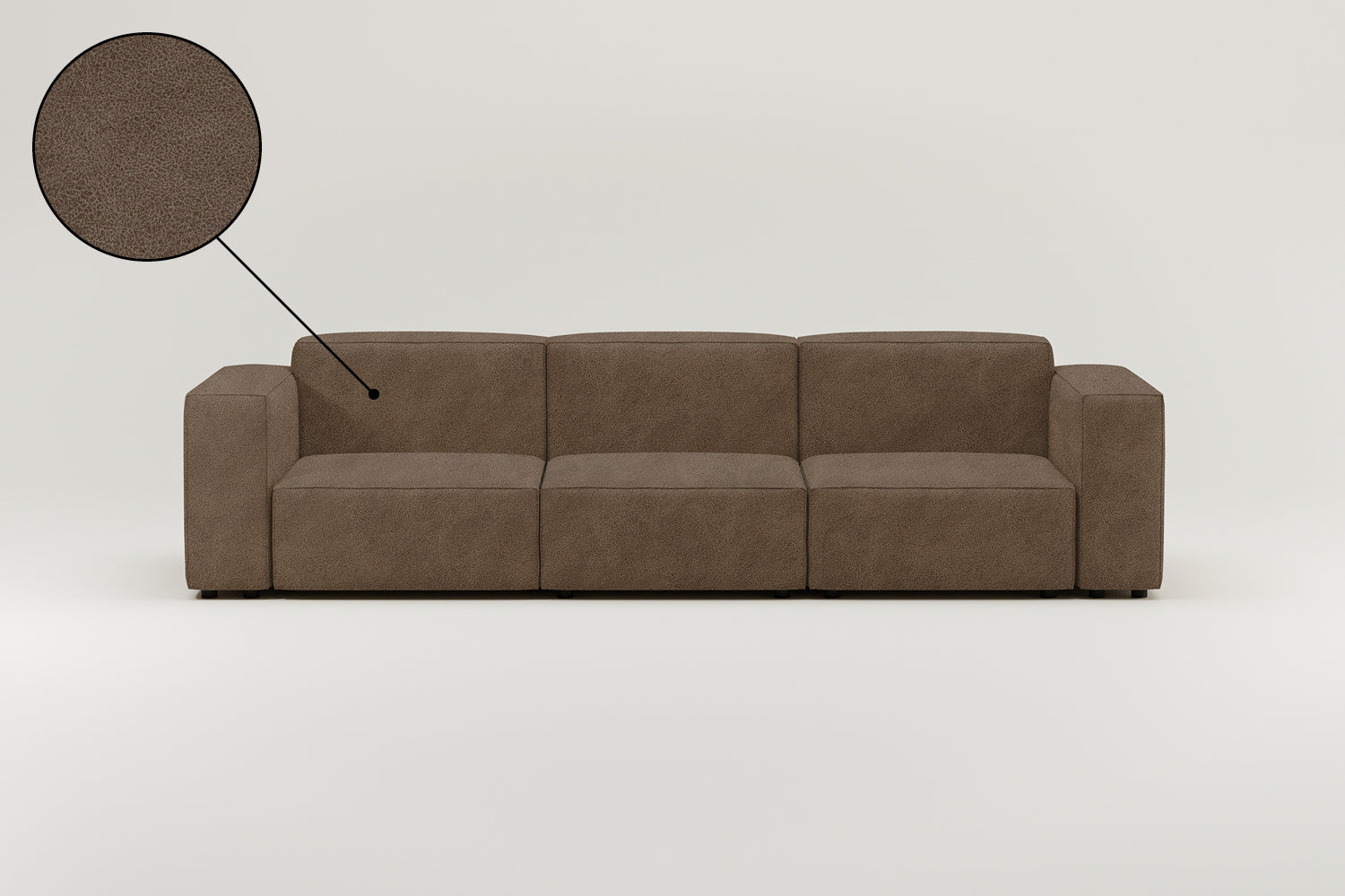 Stoffbezug - Modulares Sofa Harvey 4-Sitzer