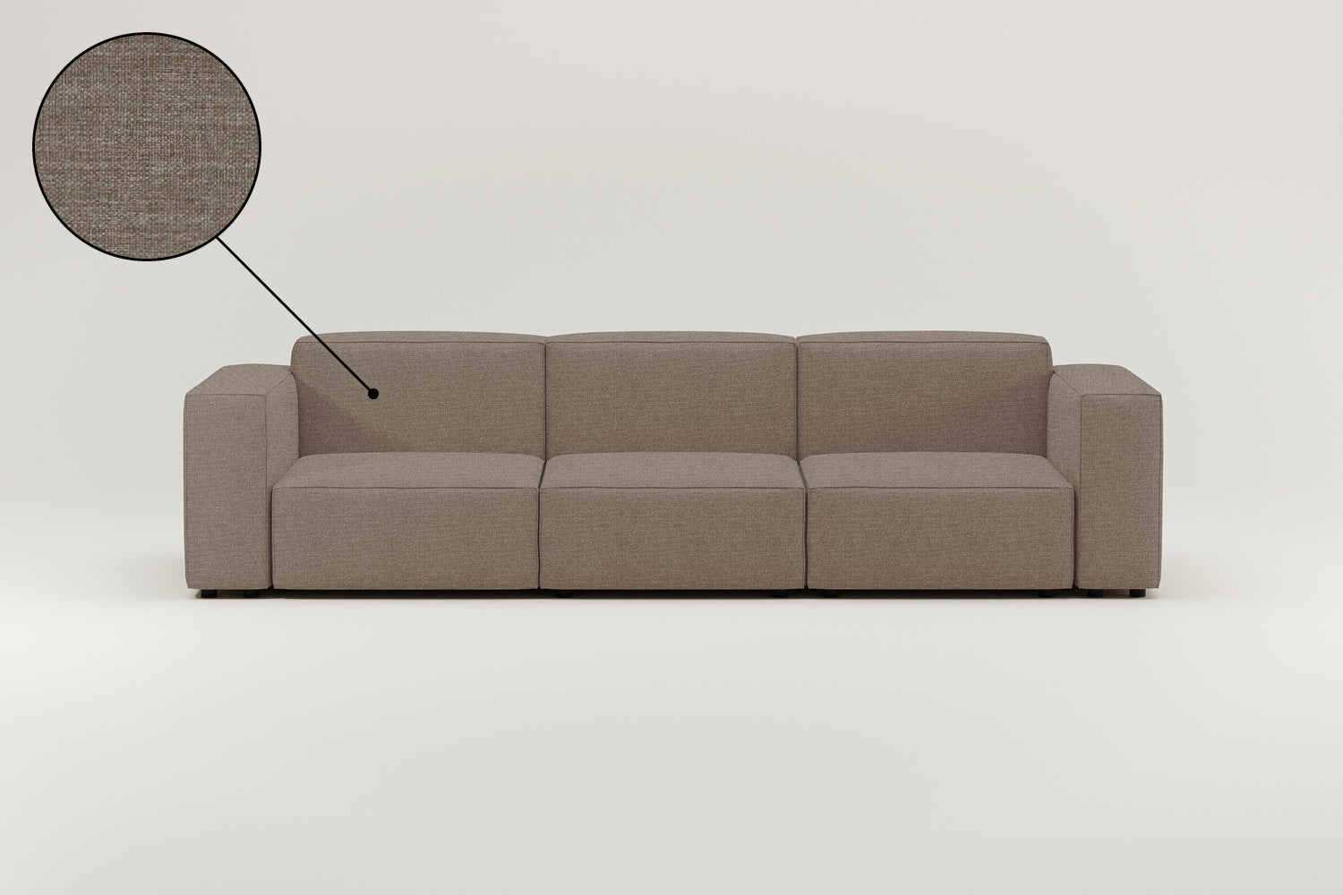 Stoffbezug - Modulares Sofa Harvey 4-Sitzer