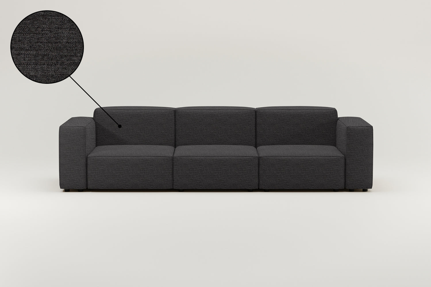 Stoffbezug - Modulares Sofa Harvey 4-Sitzer
