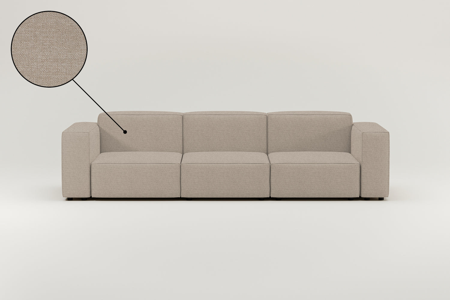 Stoffbezug - Modulares Sofa Harvey 4-Sitzer