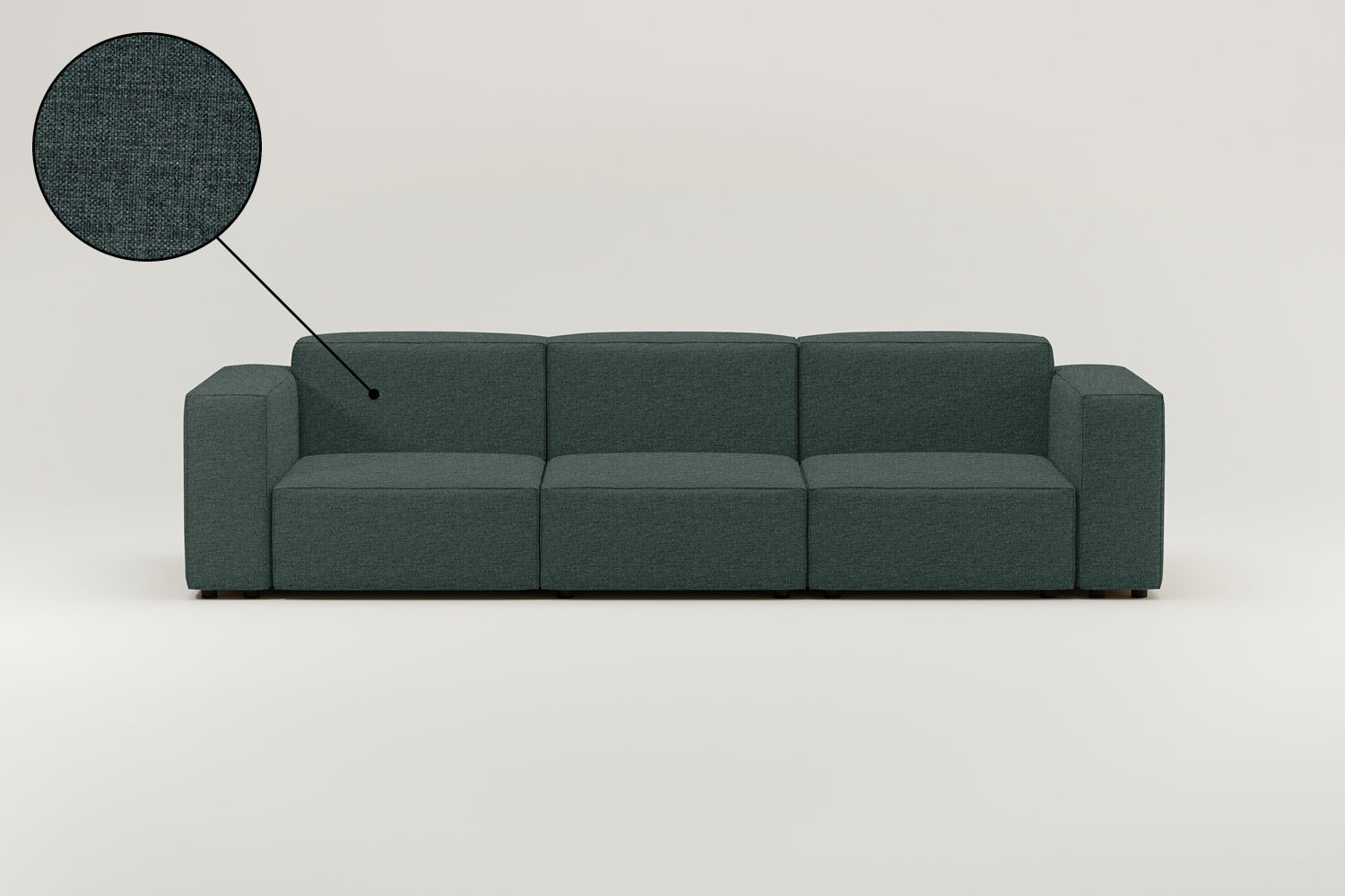 Stoffbezug - Modulares Sofa Harvey 4-Sitzer