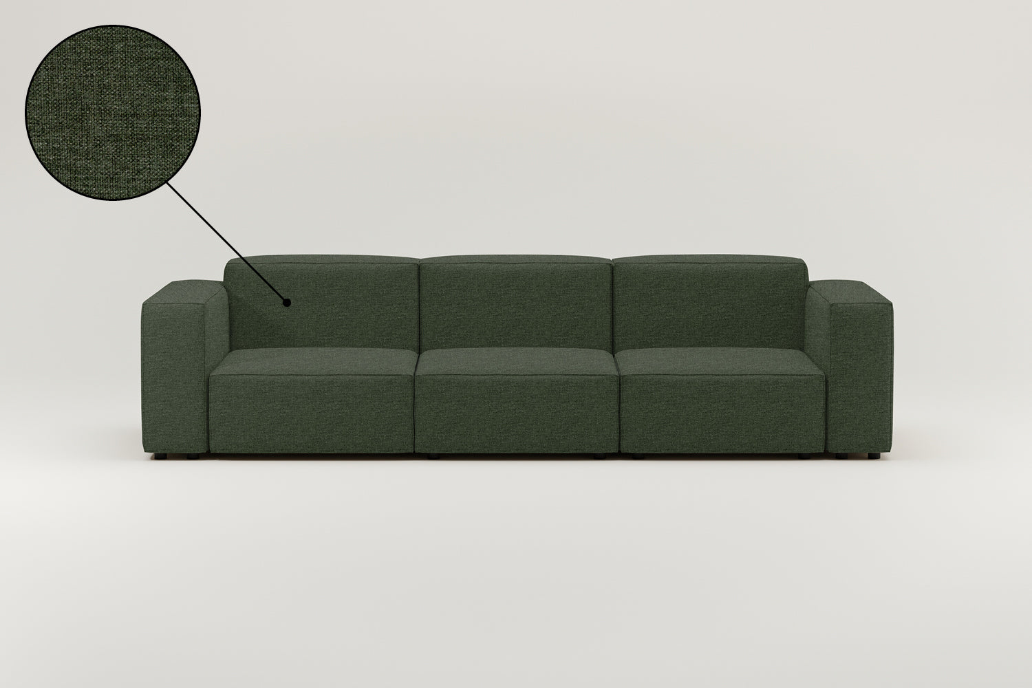 Stoffbezug - Modulares Sofa Harvey 4-Sitzer