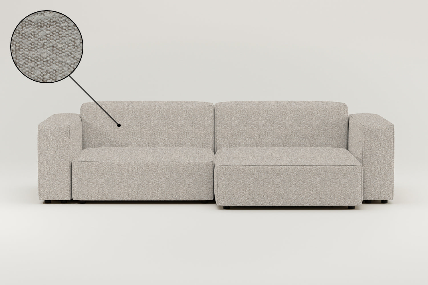 Stoffbezug - Modulares Ecksofa Harvey 4-Sitzer