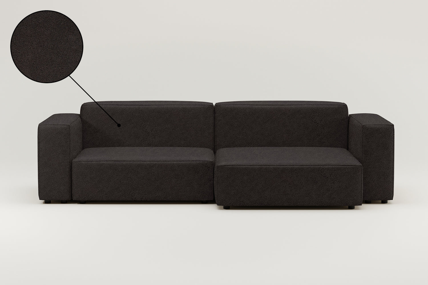 Stoffbezug - Modulares Ecksofa Harvey 4-Sitzer