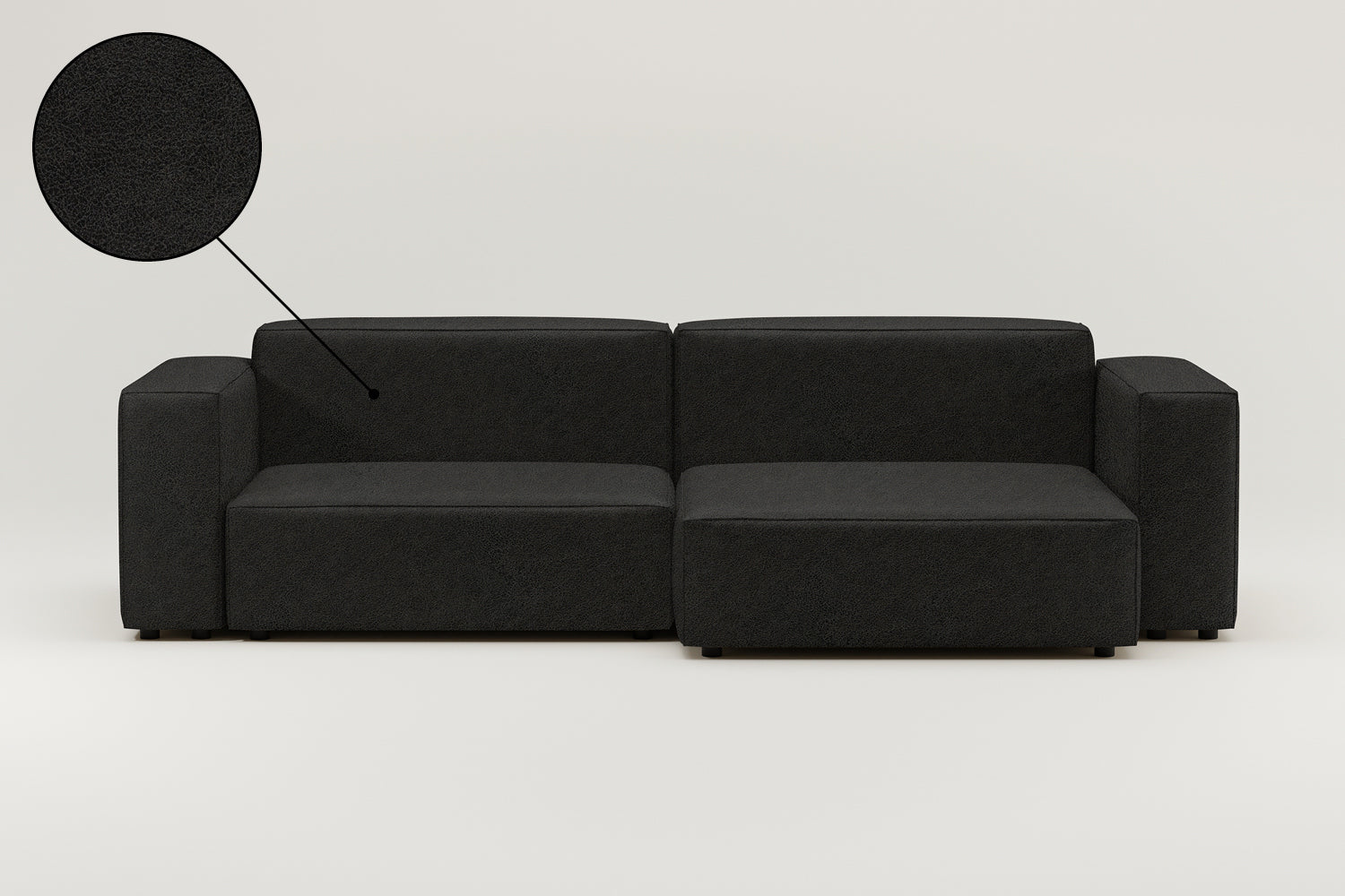 Stoffbezug - Modulares Ecksofa Harvey 4-Sitzer