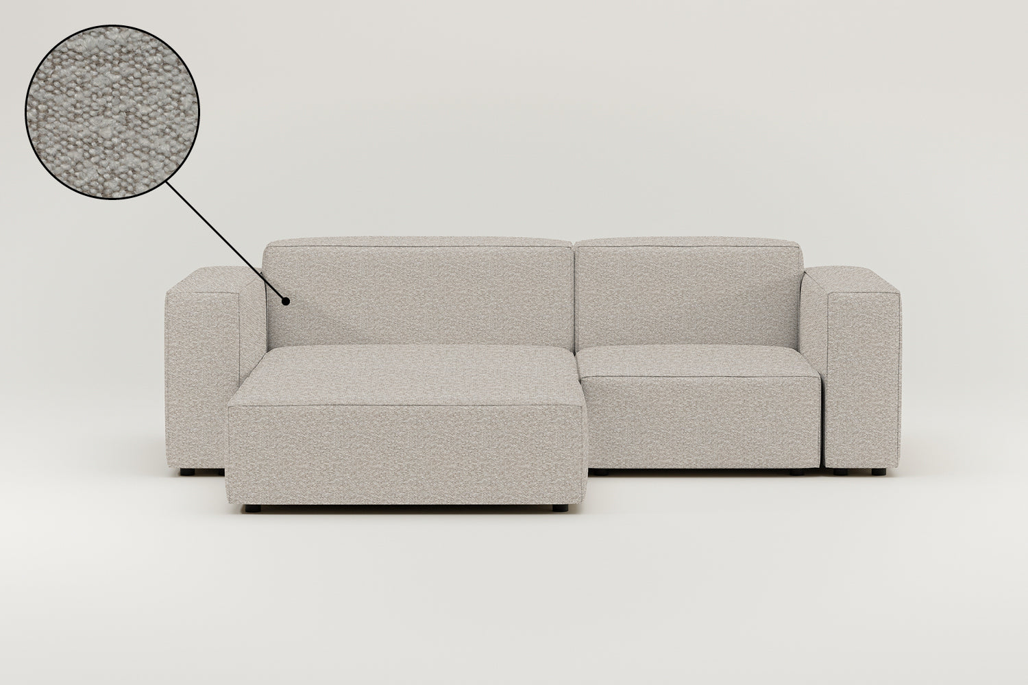 Fabric upholstery - Harvey modular 3-seater corner sofa