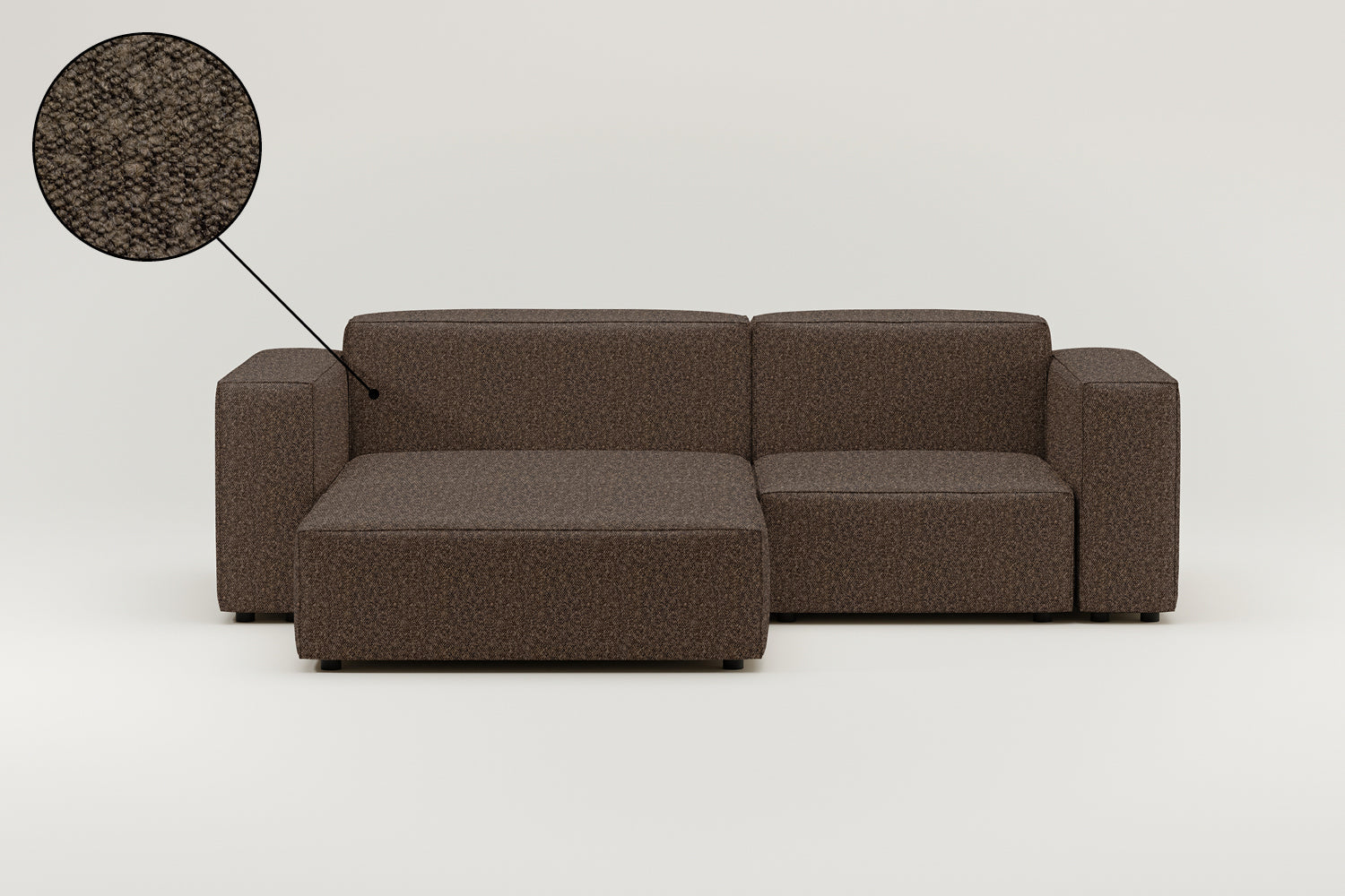 Fabric upholstery - Harvey modular 3-seater corner sofa