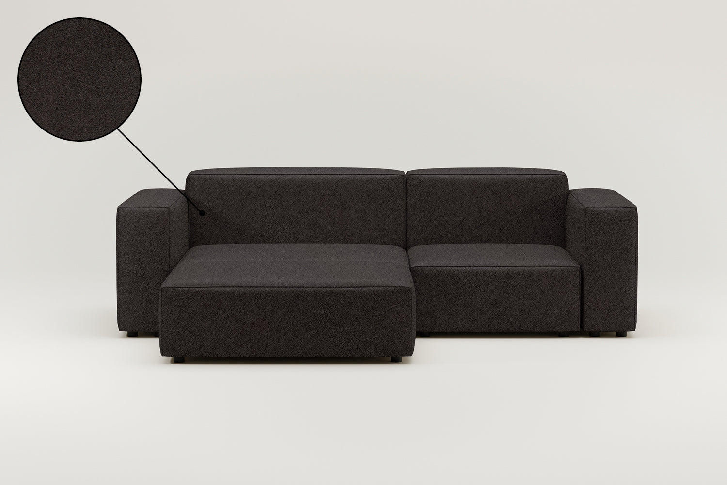 Fabric upholstery - Harvey modular 3-seater corner sofa